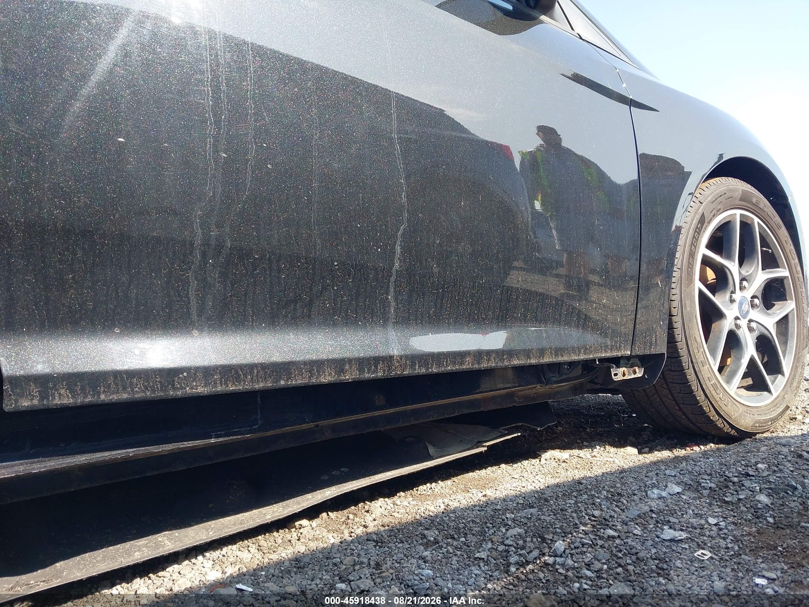 2015 Ford Focus Se Черный vin: 1FADP3FE9FL260315
