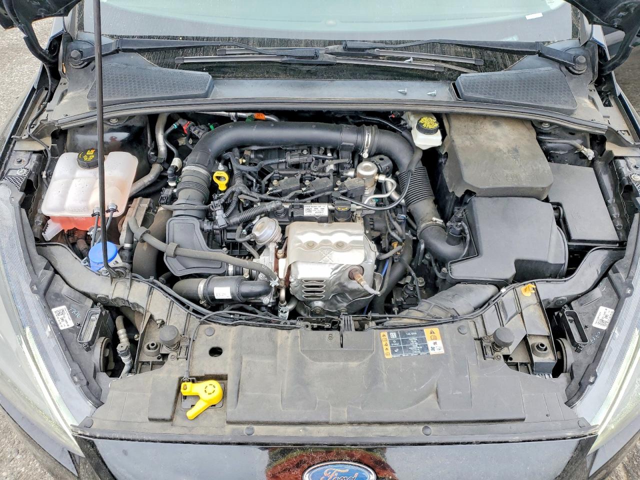 2017 Ford Focus Se Черный vin: 1FADP3FE9HL314439