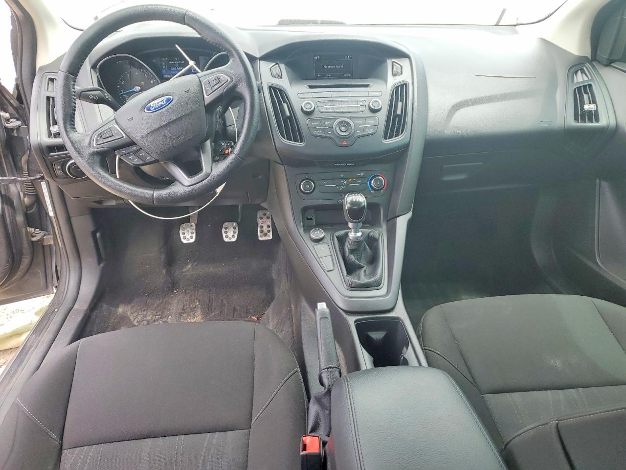2015 Ford Focus Se Gray vin: 1FADP3FEXFL361282