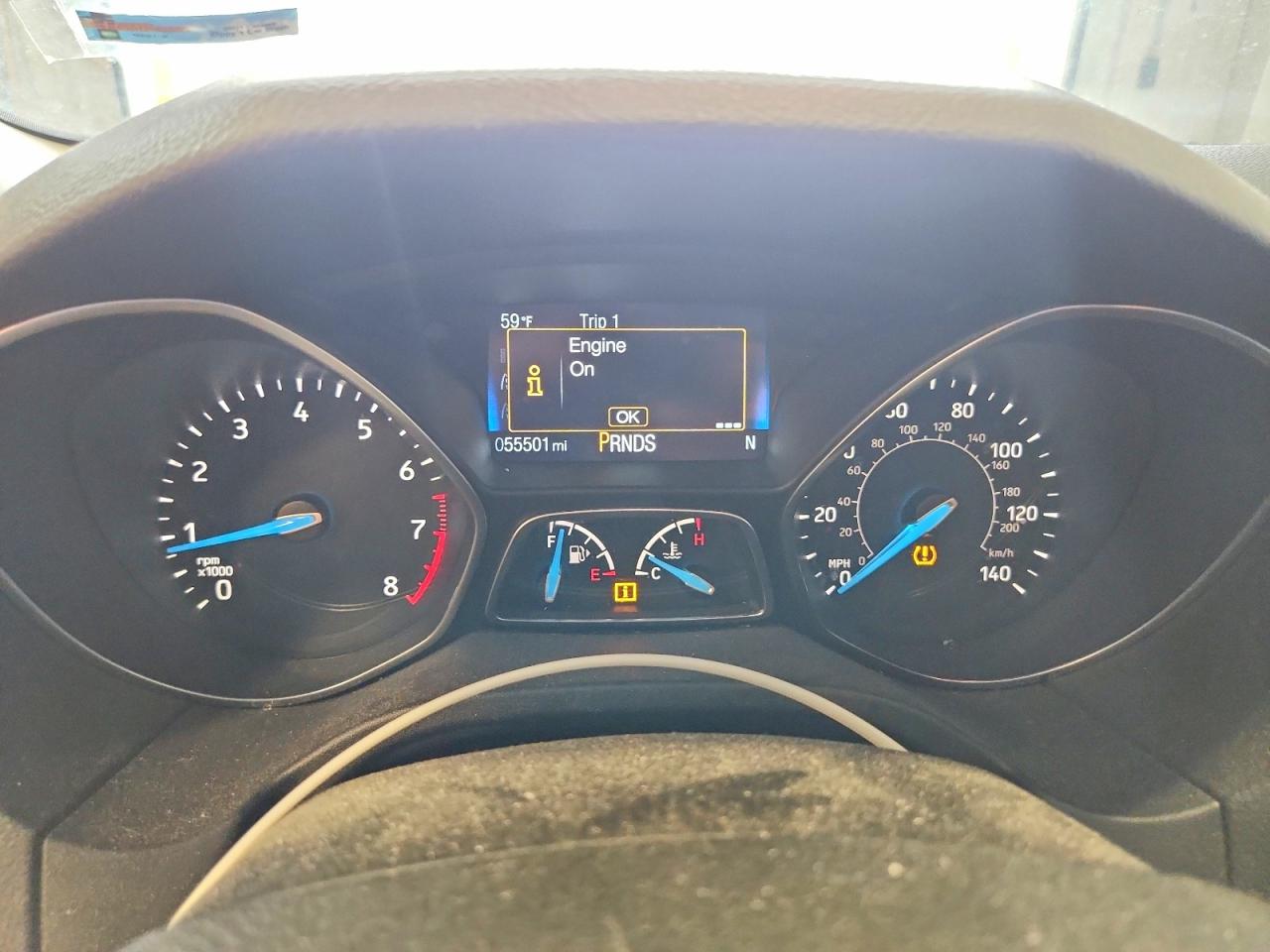 2018 Ford Focus Se Blue vin: 1FADP3FEXJL257464