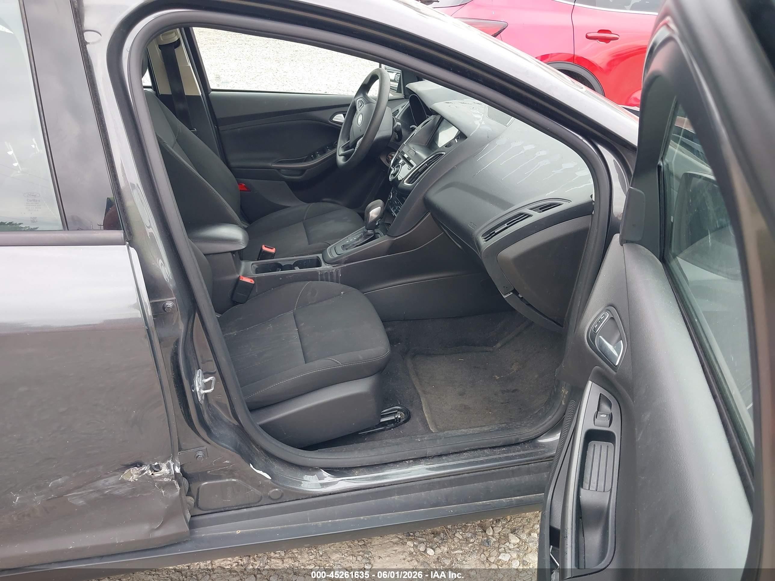 2017 Ford Focus Sel Gray vin: 1FADP3H22HL346751