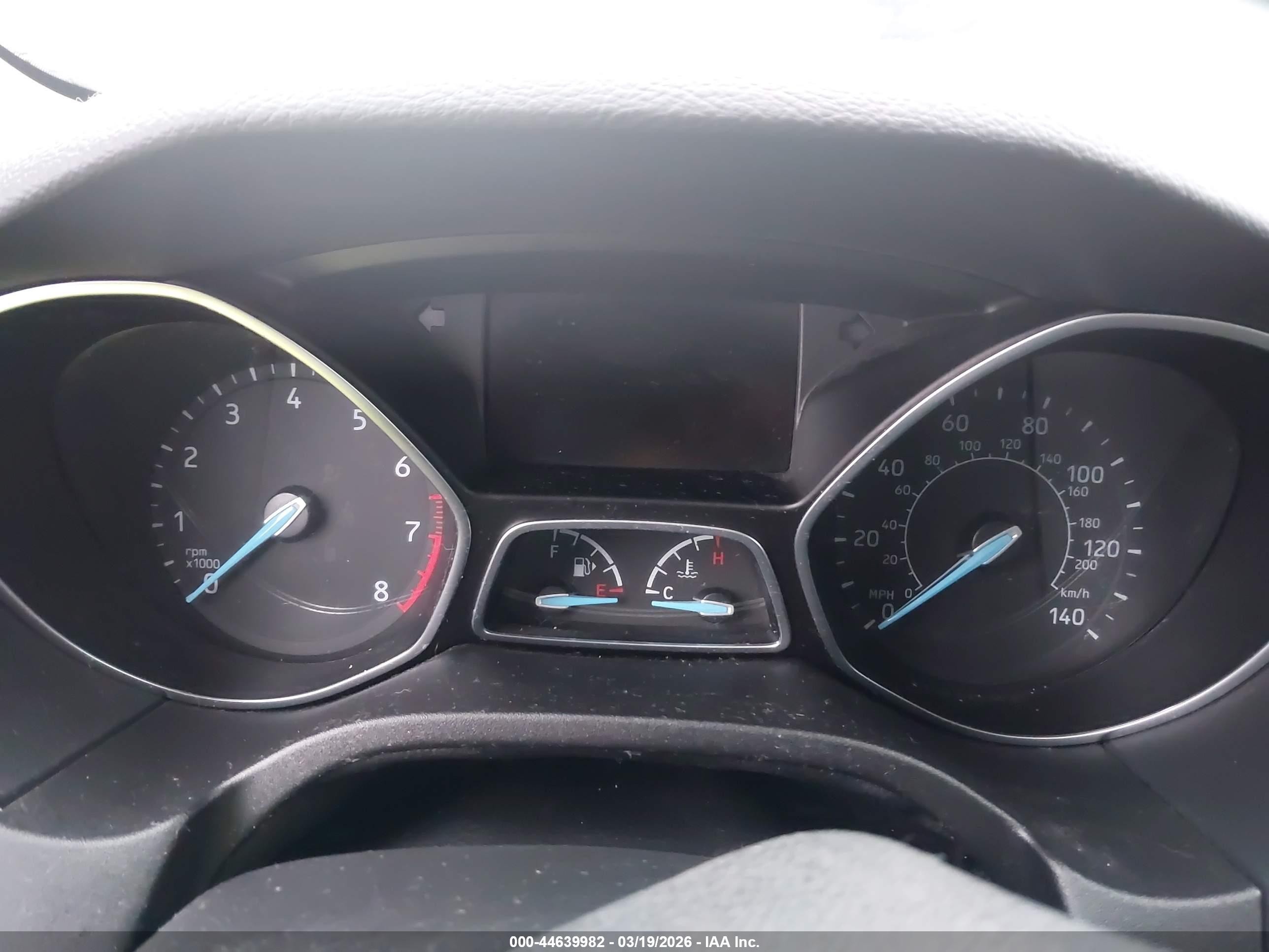 2017 Ford Focus Sel Серый vin: 1FADP3H23HL260767
