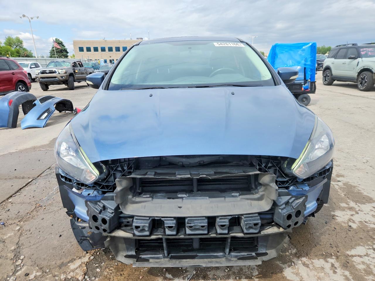 2018 Ford Focus Sel Blue vin: 1FADP3H24JL217058