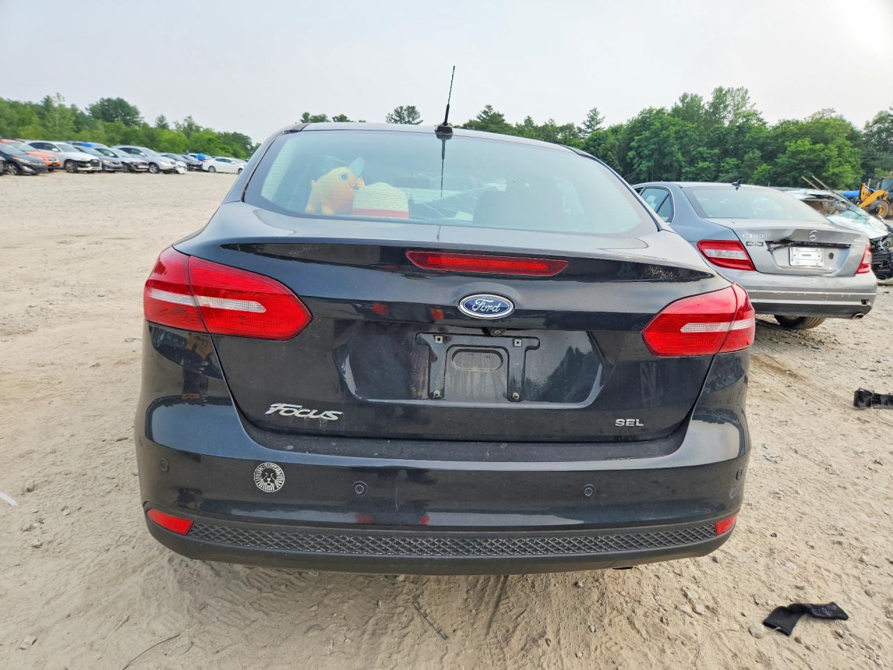2018 Ford Focus Sel Черный vin: 1FADP3H2XJL233765