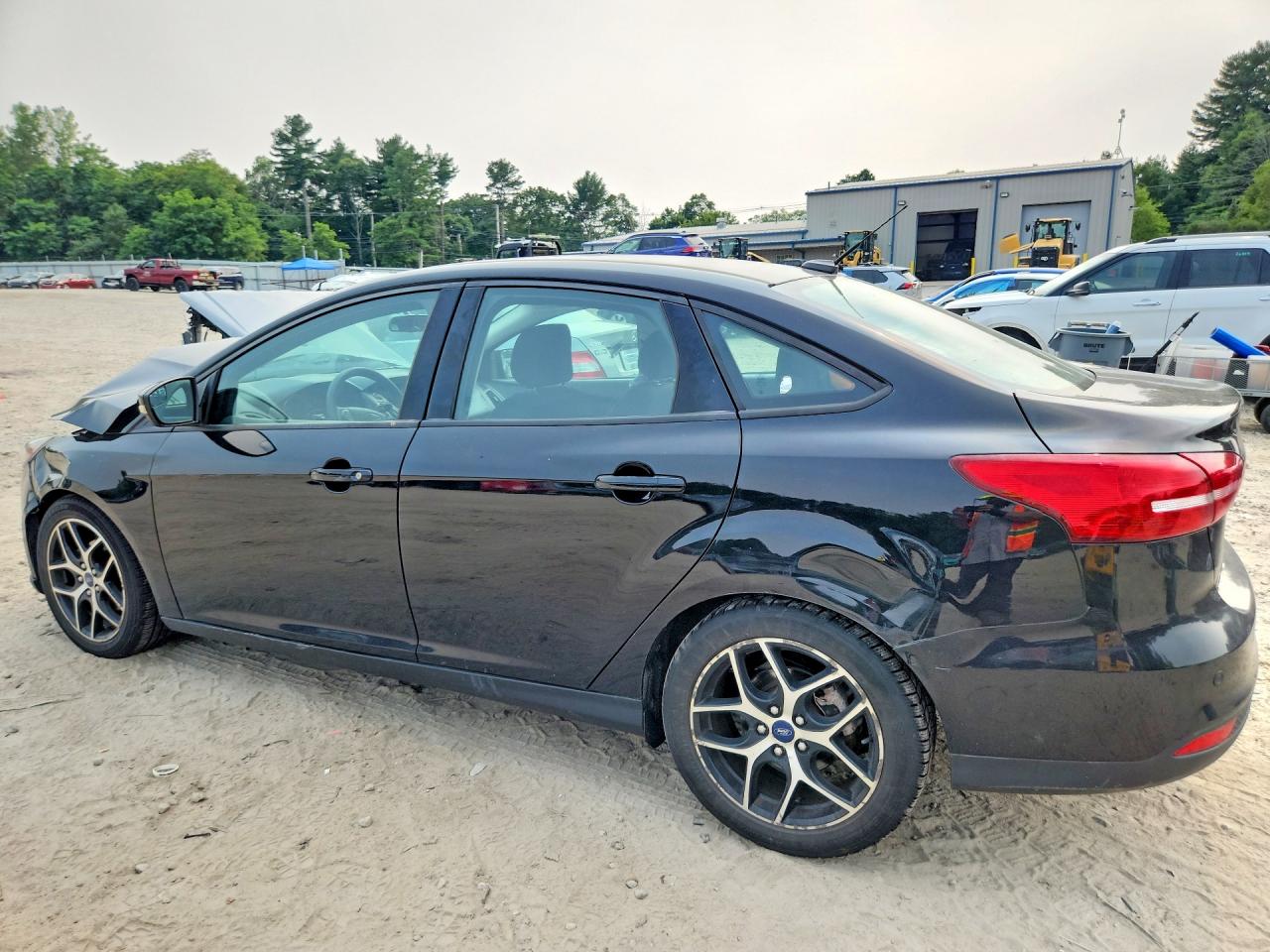 2018 Ford Focus Sel Черный vin: 1FADP3H2XJL233765