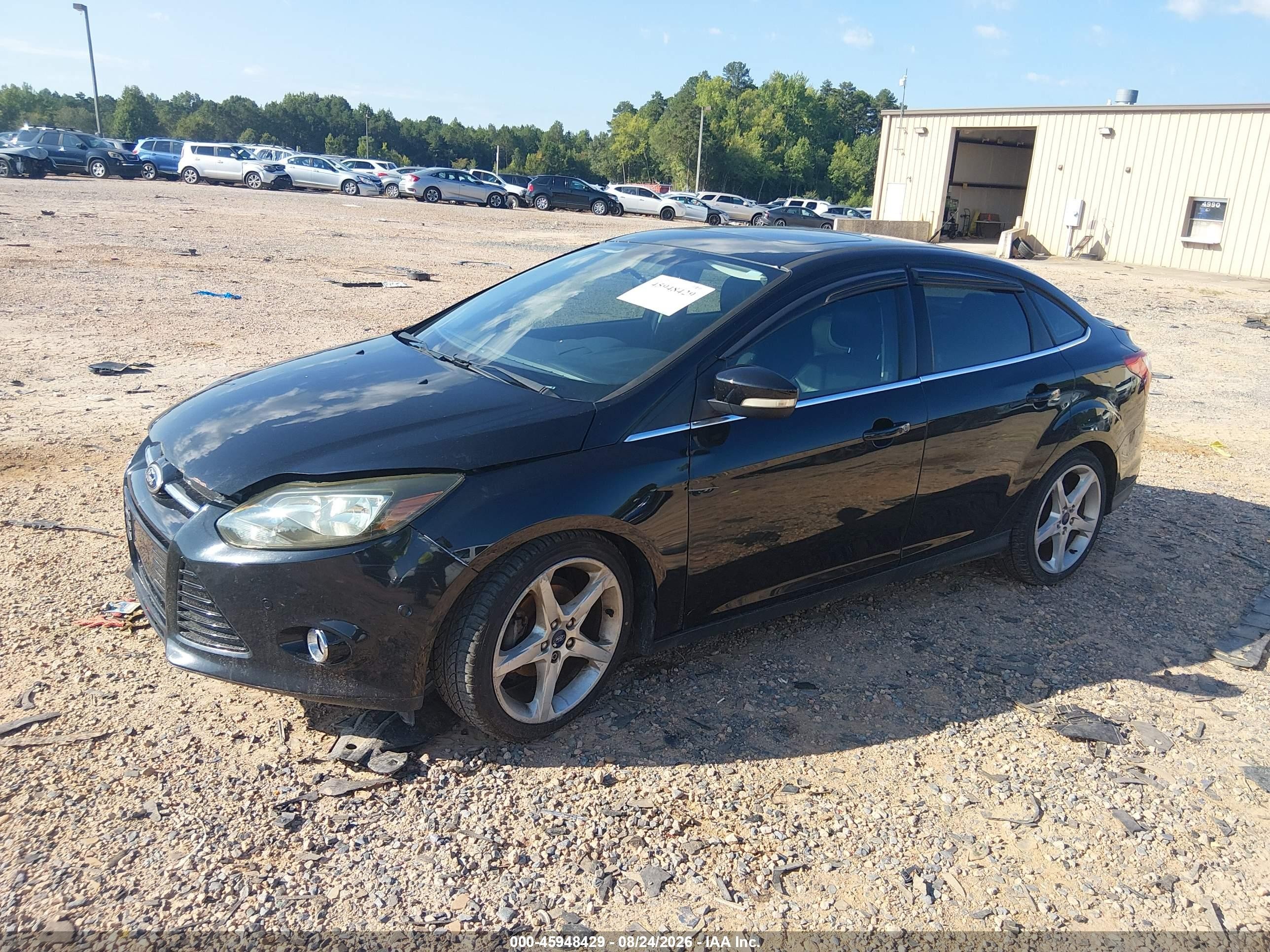 2013 Ford Focus Titanium Black vin: 1FADP3J20DL231490