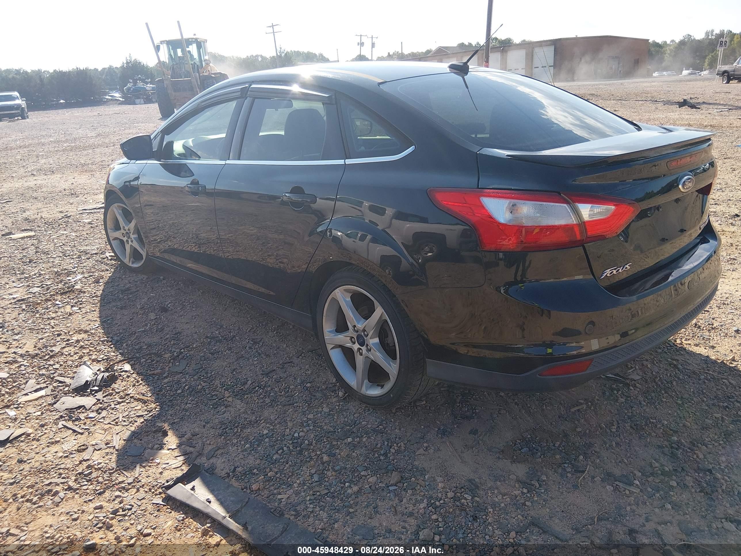 2013 Ford Focus Titanium Black vin: 1FADP3J20DL231490
