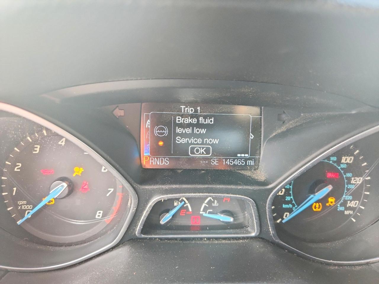 2014 Ford Focus Titanium Brown vin: 1FADP3J20EL105812