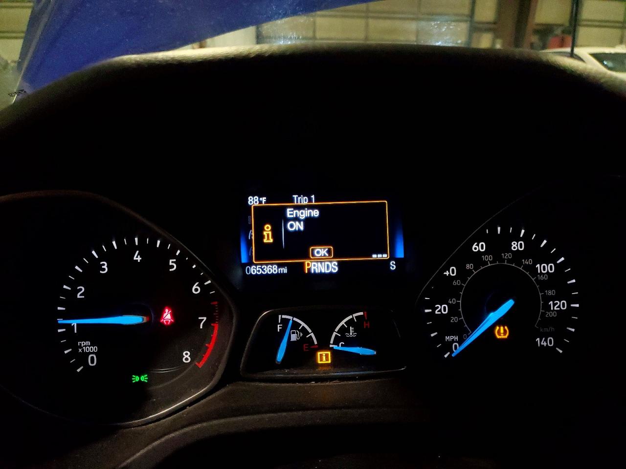 2015 Ford Focus Titanium Blue vin: 1FADP3J20FL216667