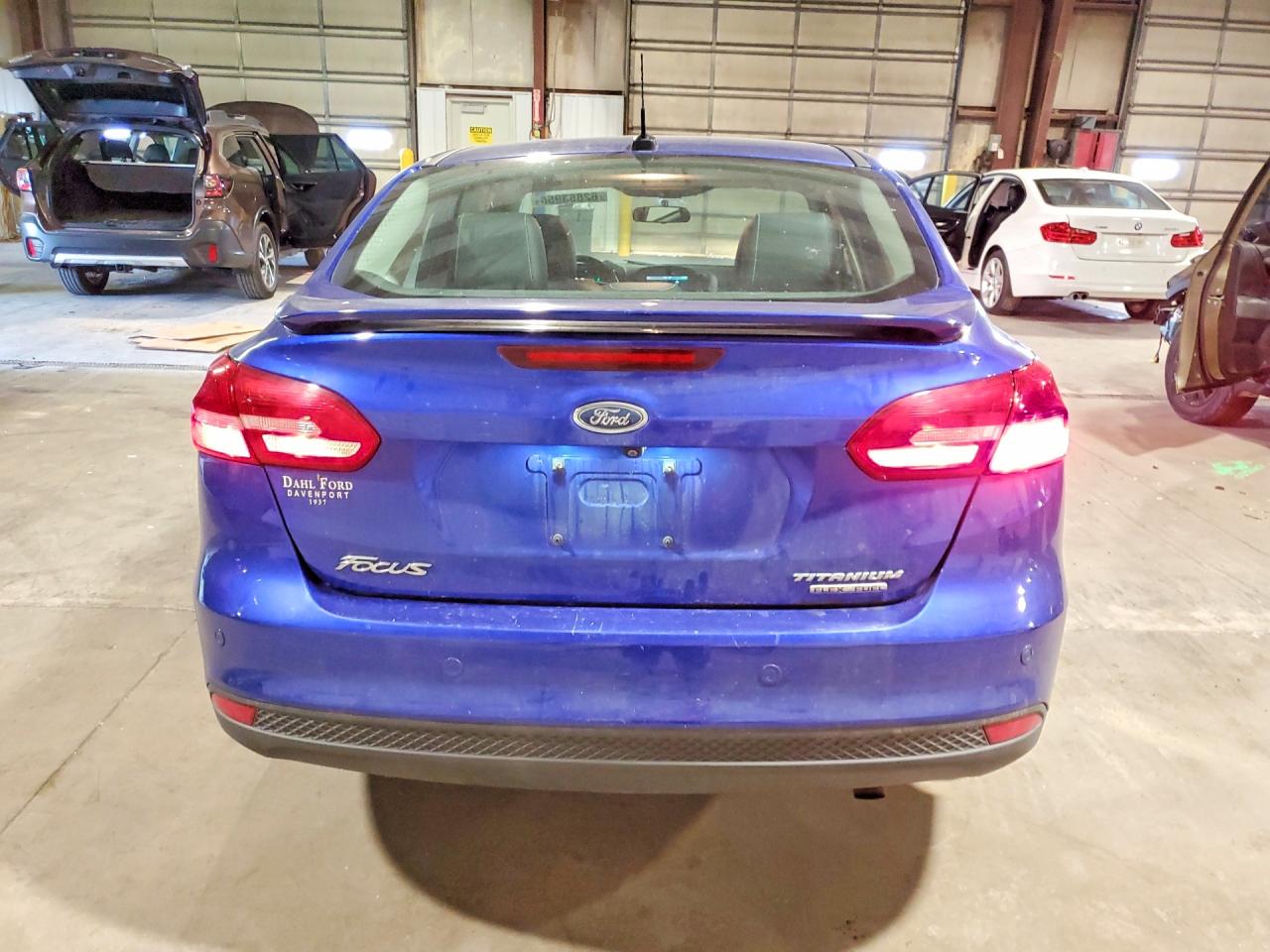 2015 Ford Focus Titanium Blue vin: 1FADP3J20FL216667