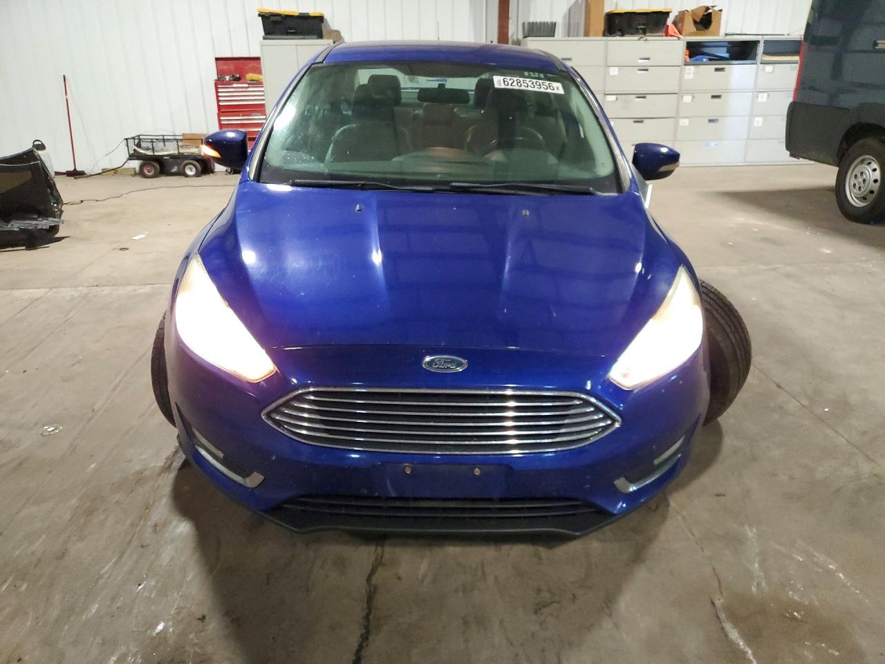 2015 Ford Focus Titanium Blue vin: 1FADP3J20FL216667