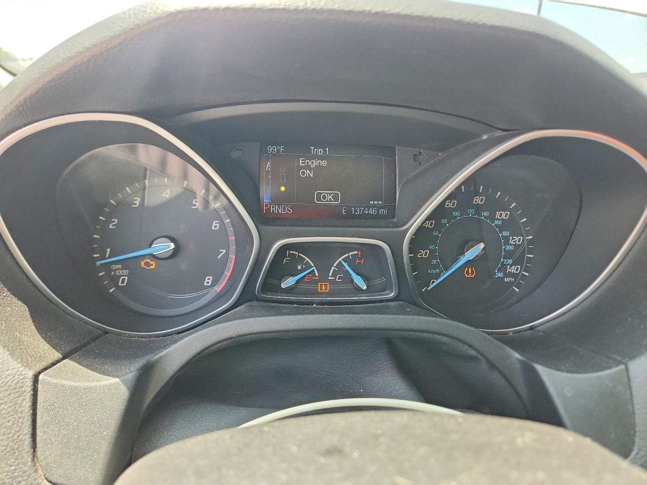 2014 Ford Focus Titanium White vin: 1FADP3J21EL240653