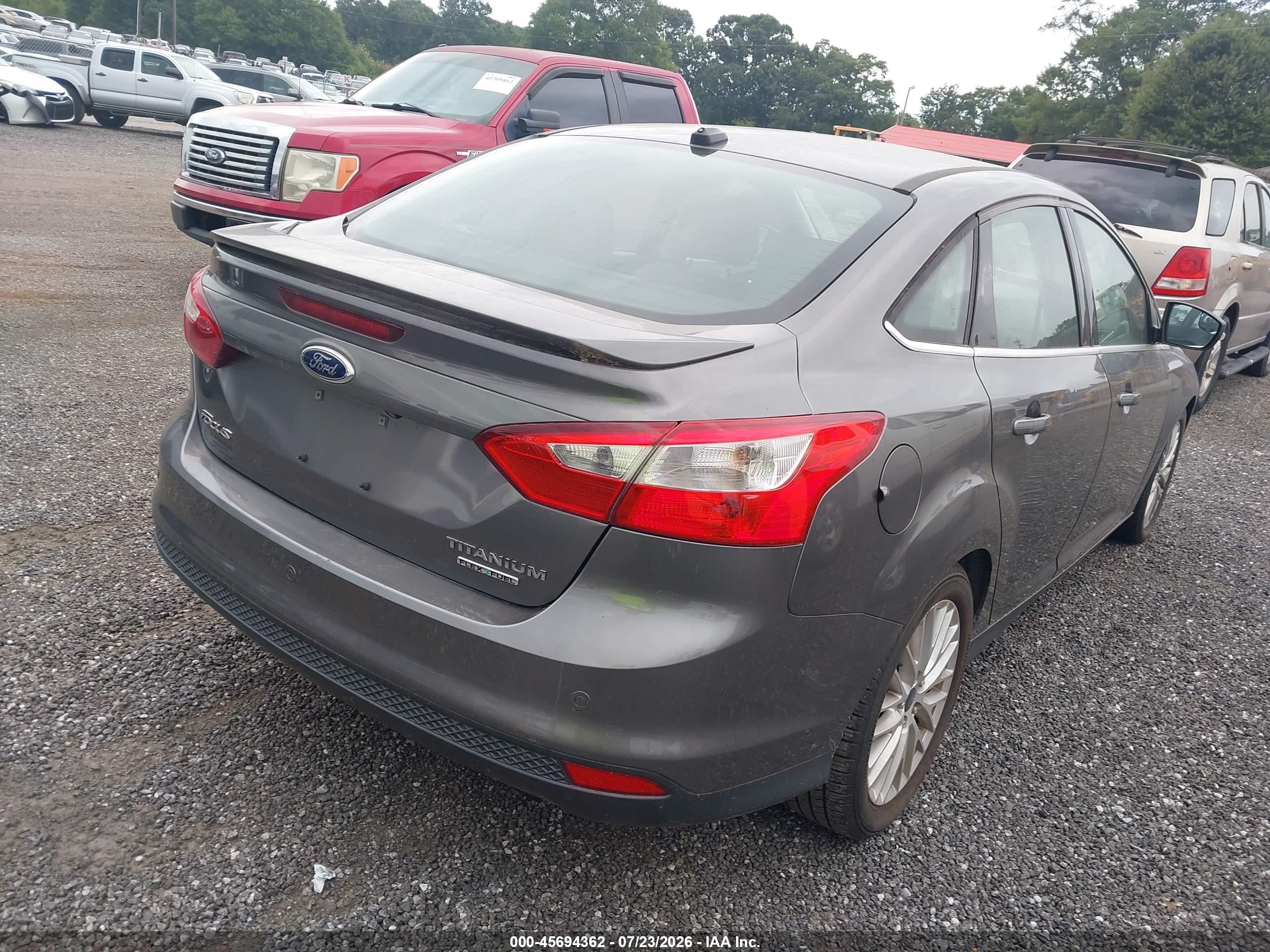 2014 Ford Focus Titanium Gray vin: 1FADP3J21EL279579
