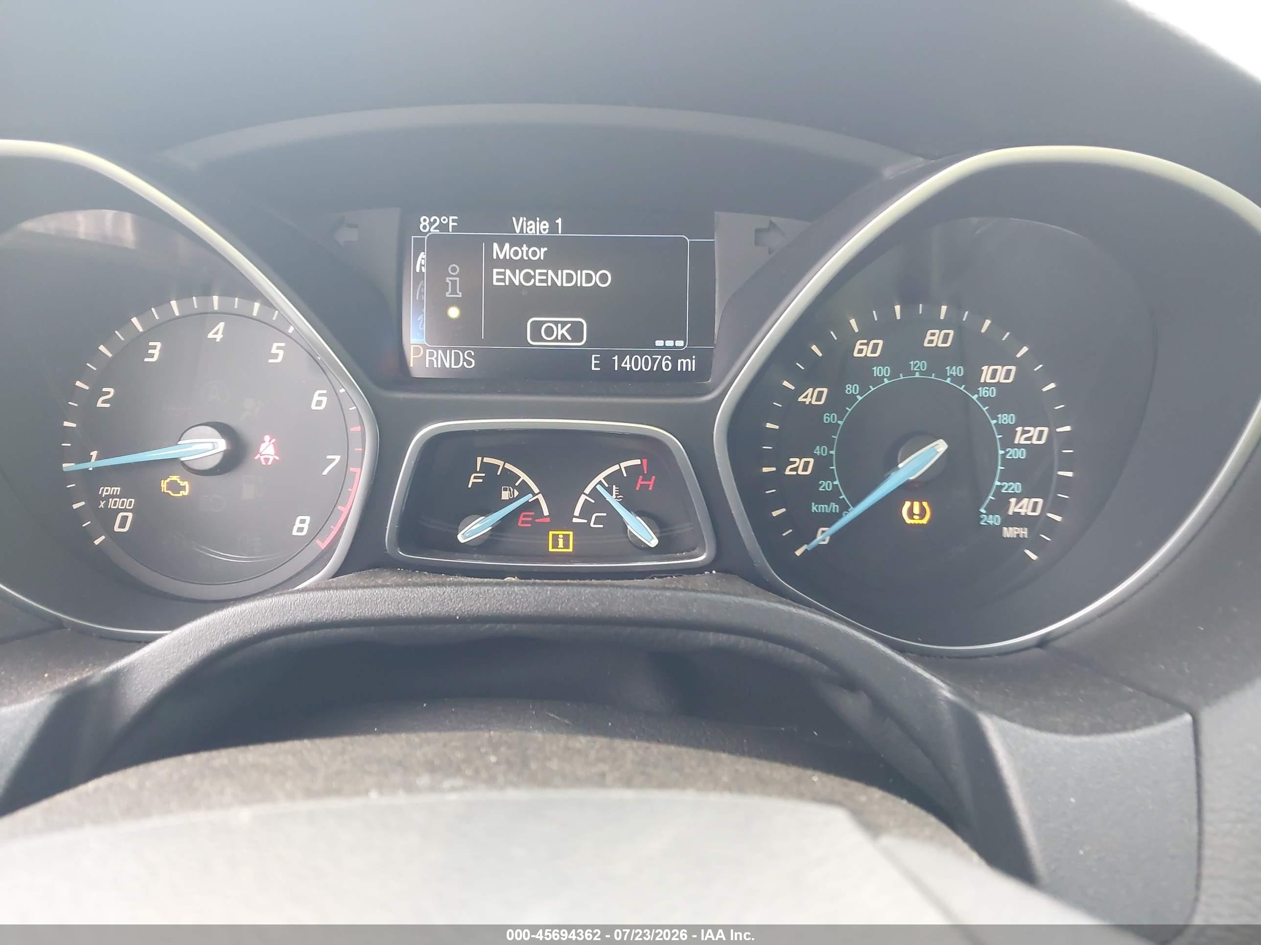 2014 Ford Focus Titanium Gray vin: 1FADP3J21EL279579