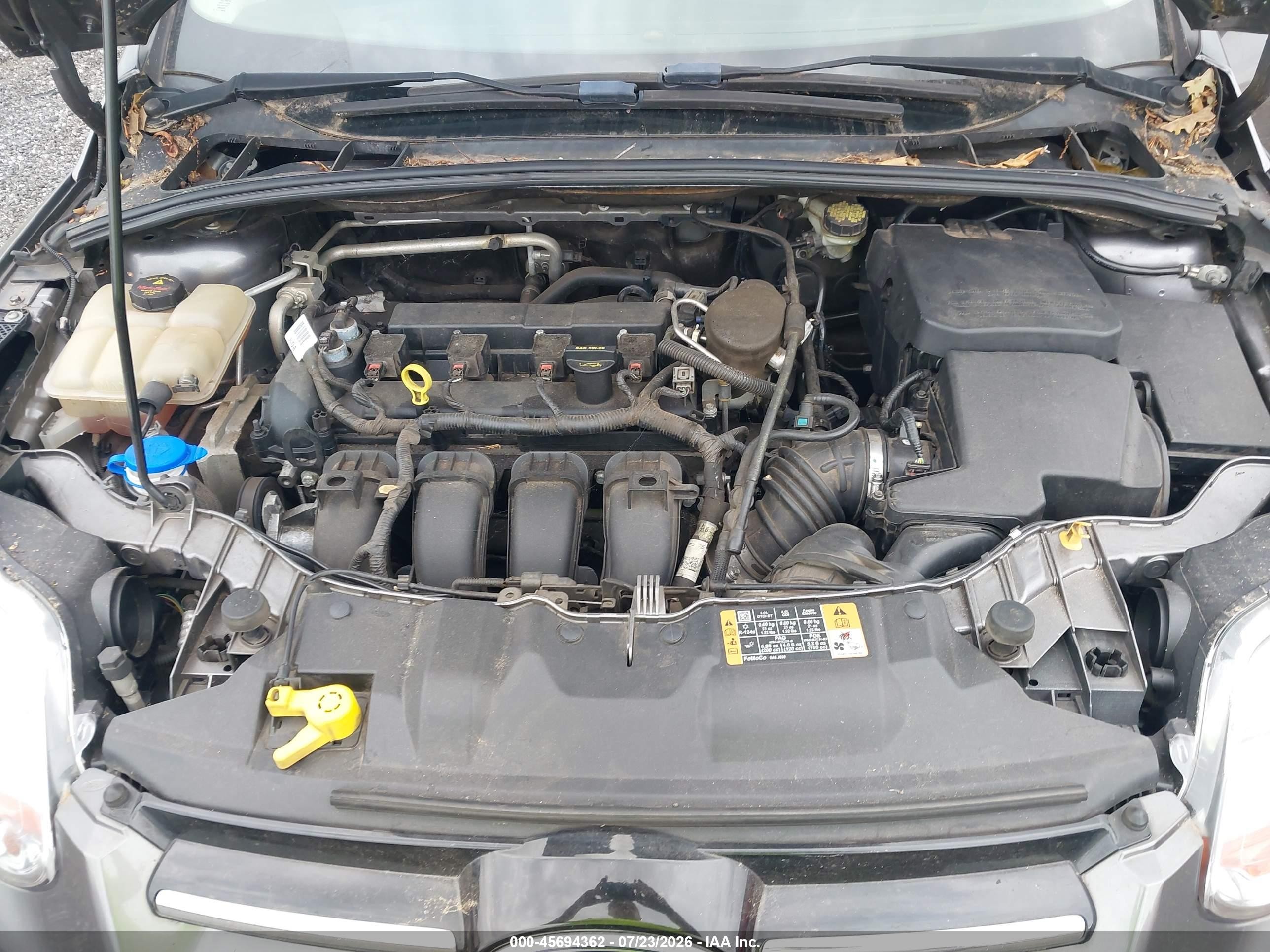 2014 Ford Focus Titanium Gray vin: 1FADP3J21EL279579