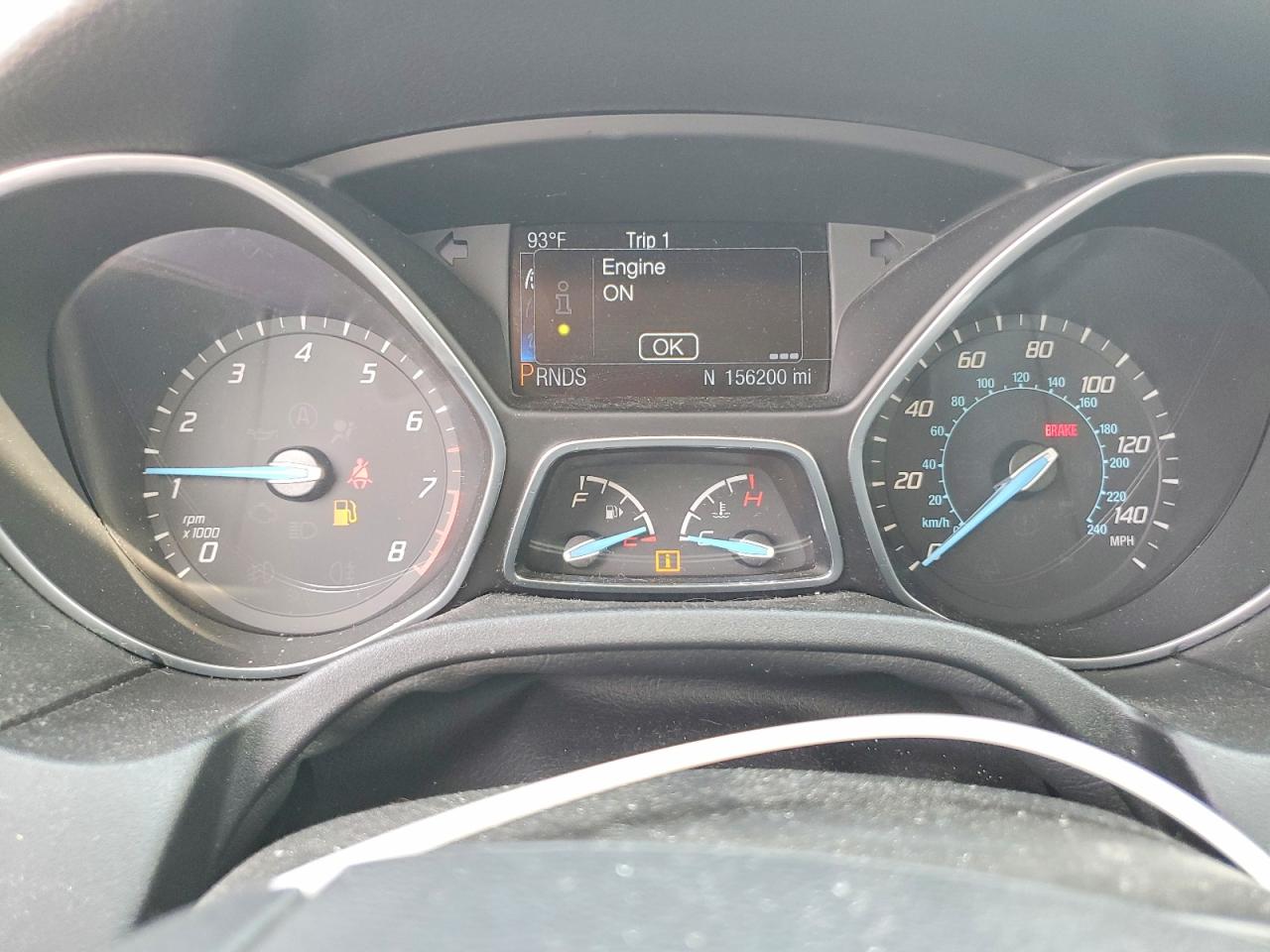 2014 Ford Focus Titanium White vin: 1FADP3J21EL416231