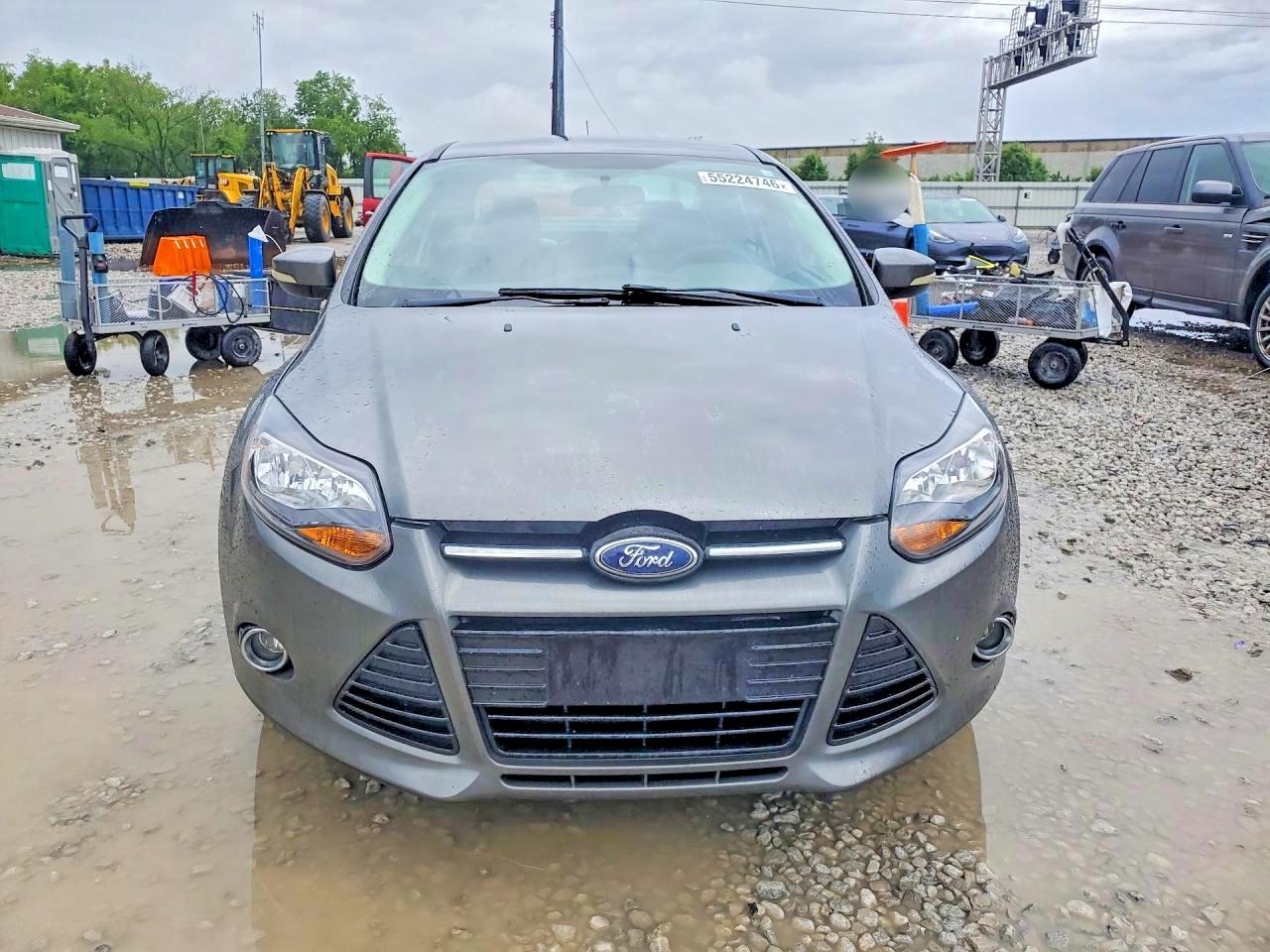 2013 Ford Focus Titanium Gray vin: 1FADP3J22DL300597