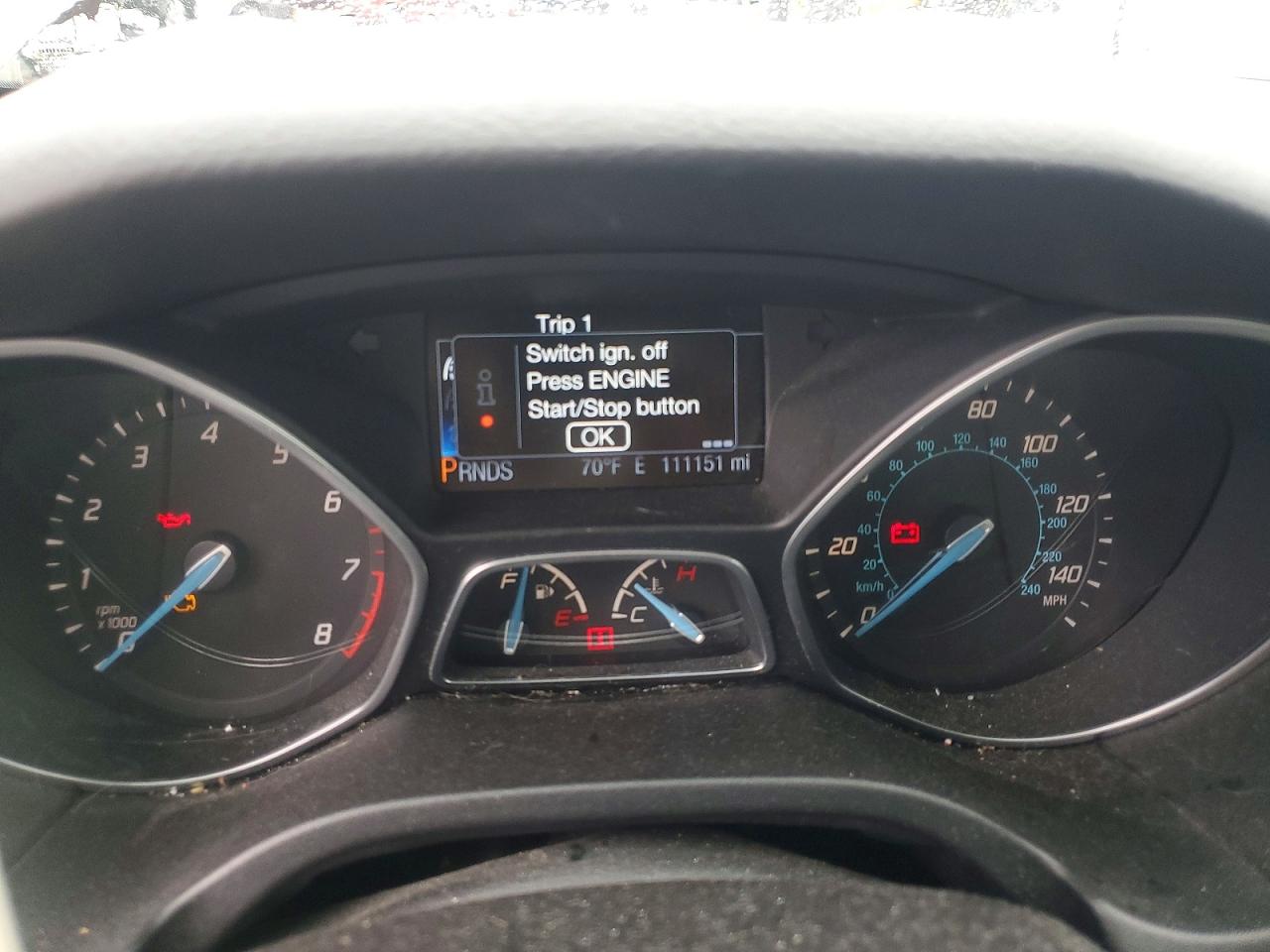 2013 Ford Focus Titanium Gray vin: 1FADP3J22DL300597