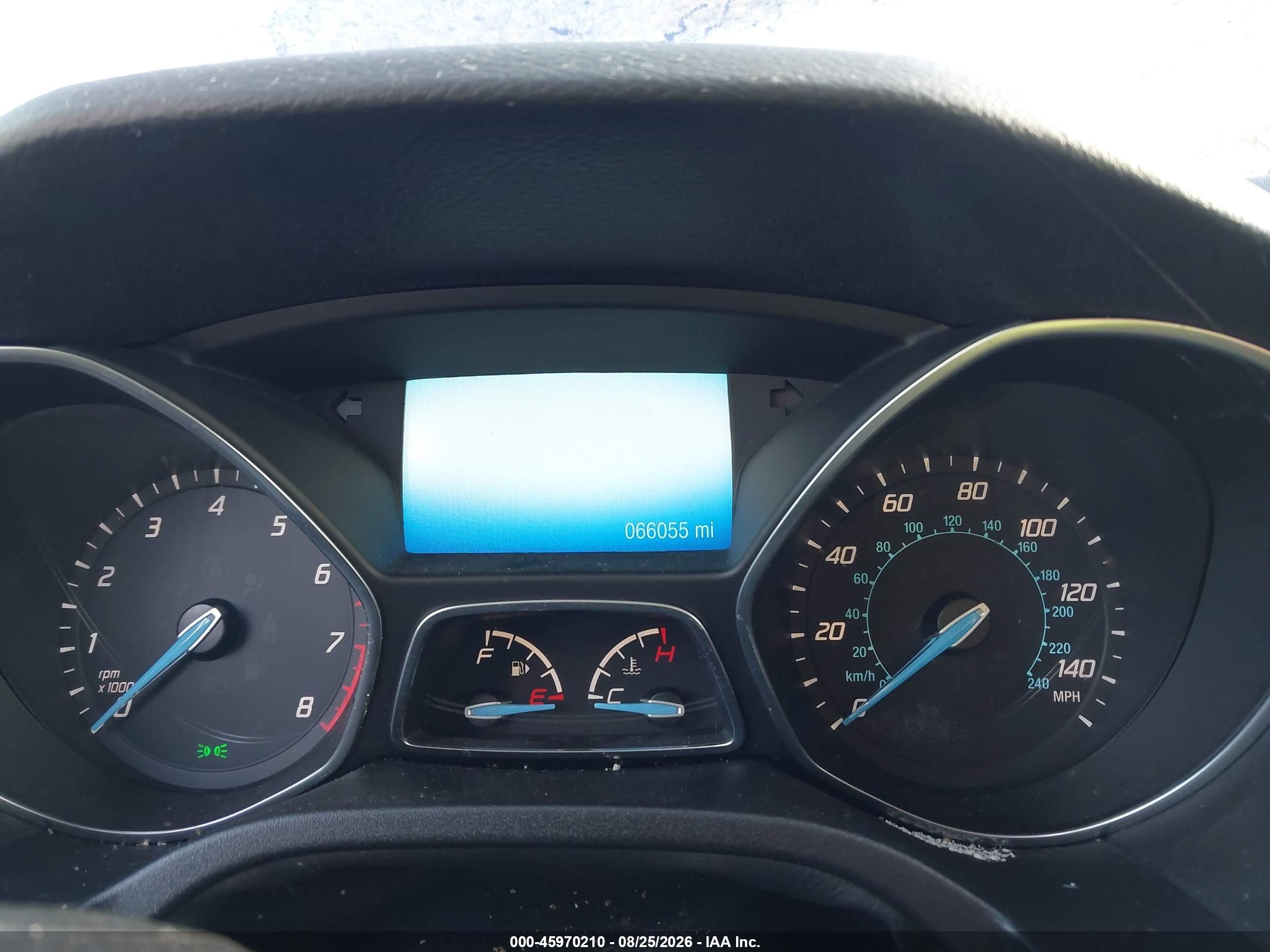 2014 Ford Focus Titanium Синий vin: 1FADP3J22EL369565