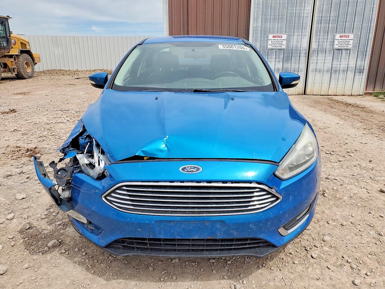2015 Ford Focus Titanium Blue vin: 1FADP3J22FL261660