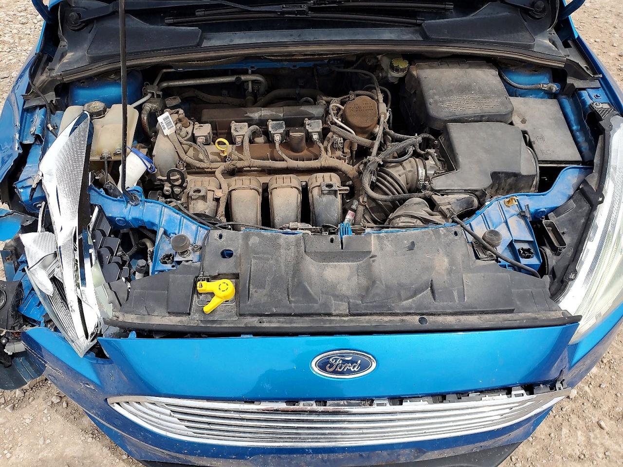 2015 Ford Focus Titanium Blue vin: 1FADP3J22FL261660