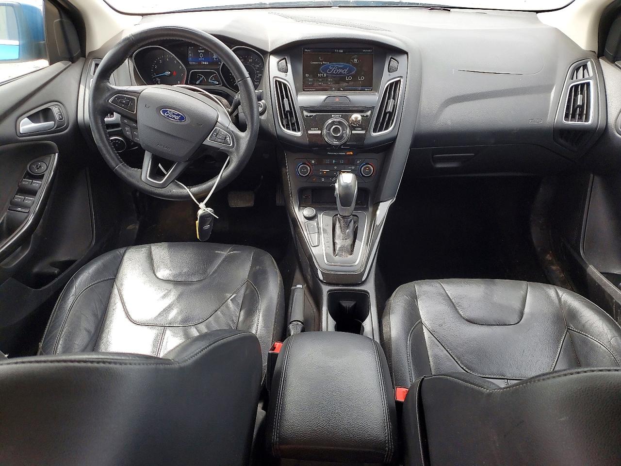 2015 Ford Focus Titanium Blue vin: 1FADP3J22FL261660