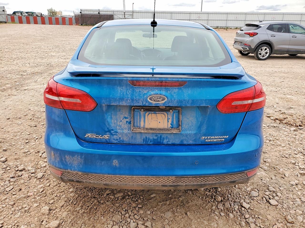 2015 Ford Focus Titanium Blue vin: 1FADP3J22FL261660