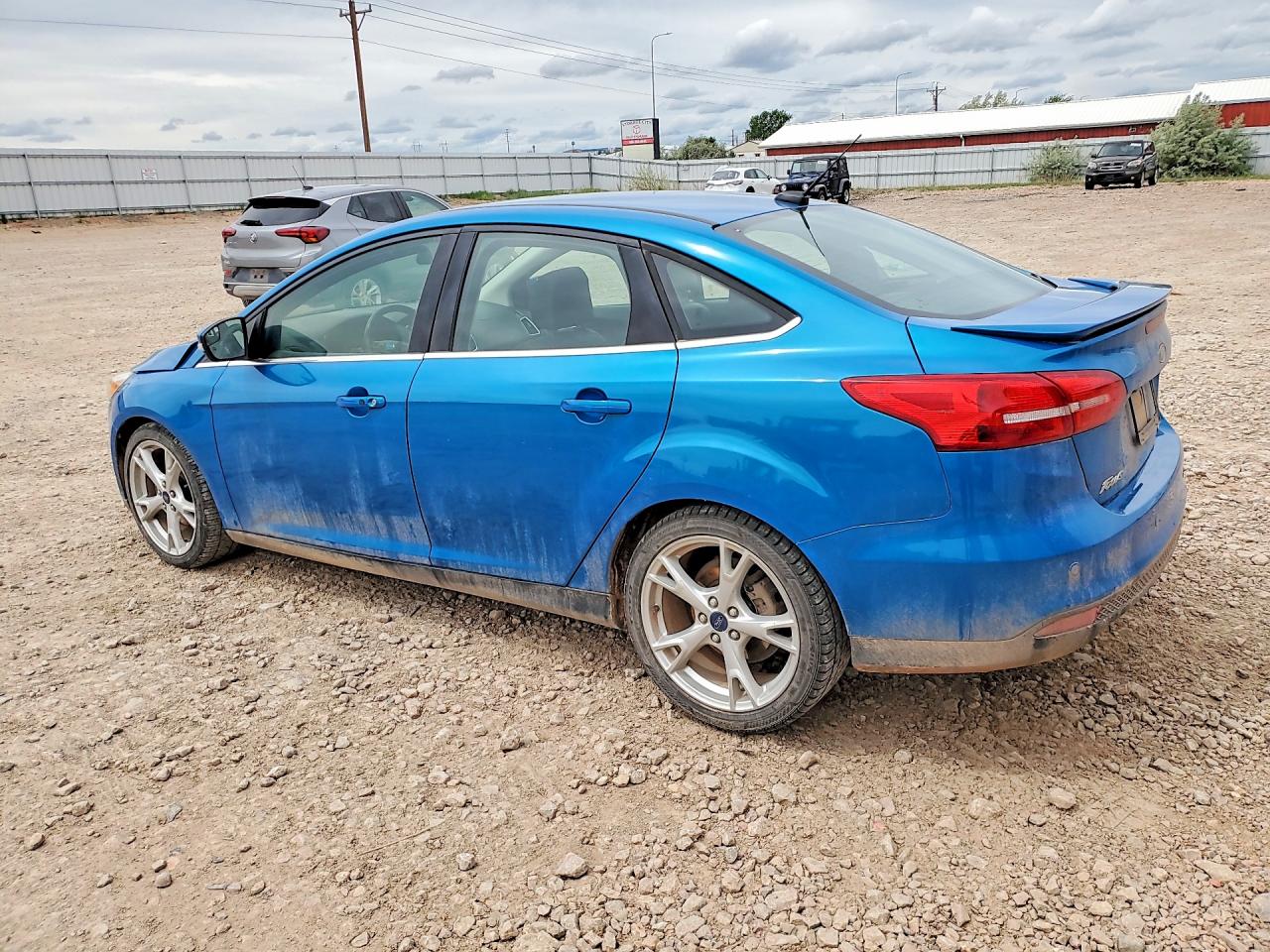 2015 Ford Focus Titanium Blue vin: 1FADP3J22FL261660