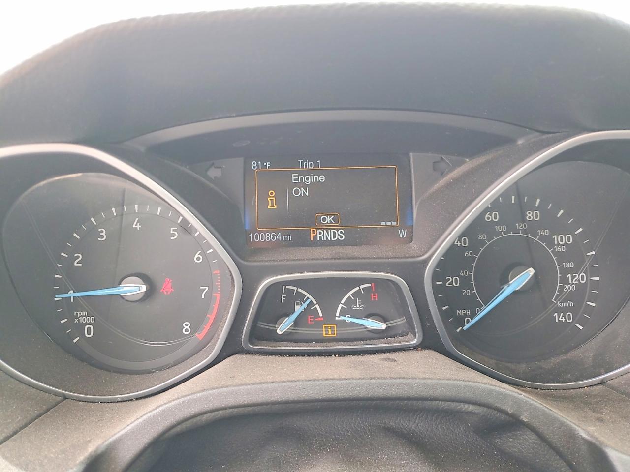2015 Ford Focus Titanium Blue vin: 1FADP3J22FL261660