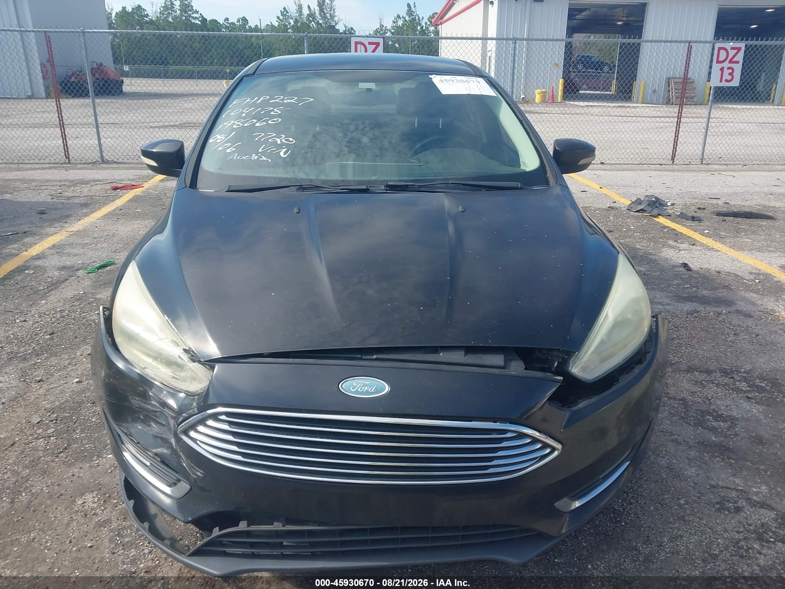 2015 Ford Focus Titanium Black vin: 1FADP3J22FL267720