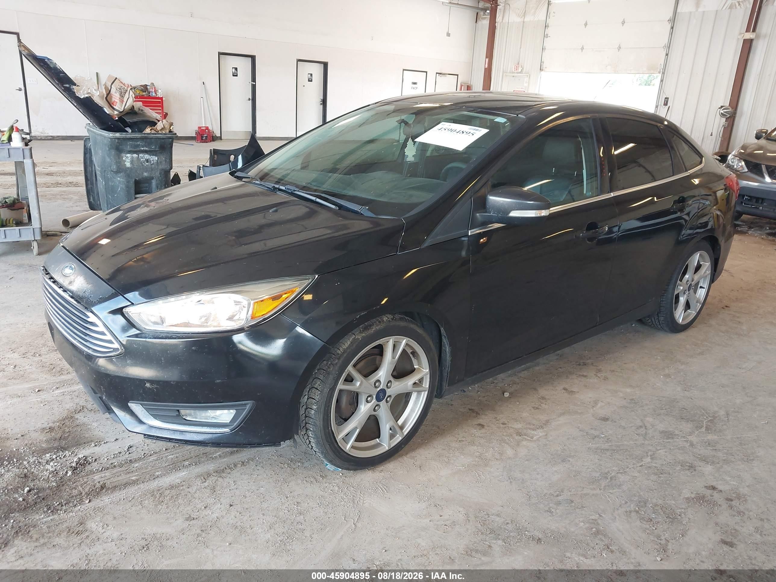2015 Ford Focus Titanium Black vin: 1FADP3J22FL327561