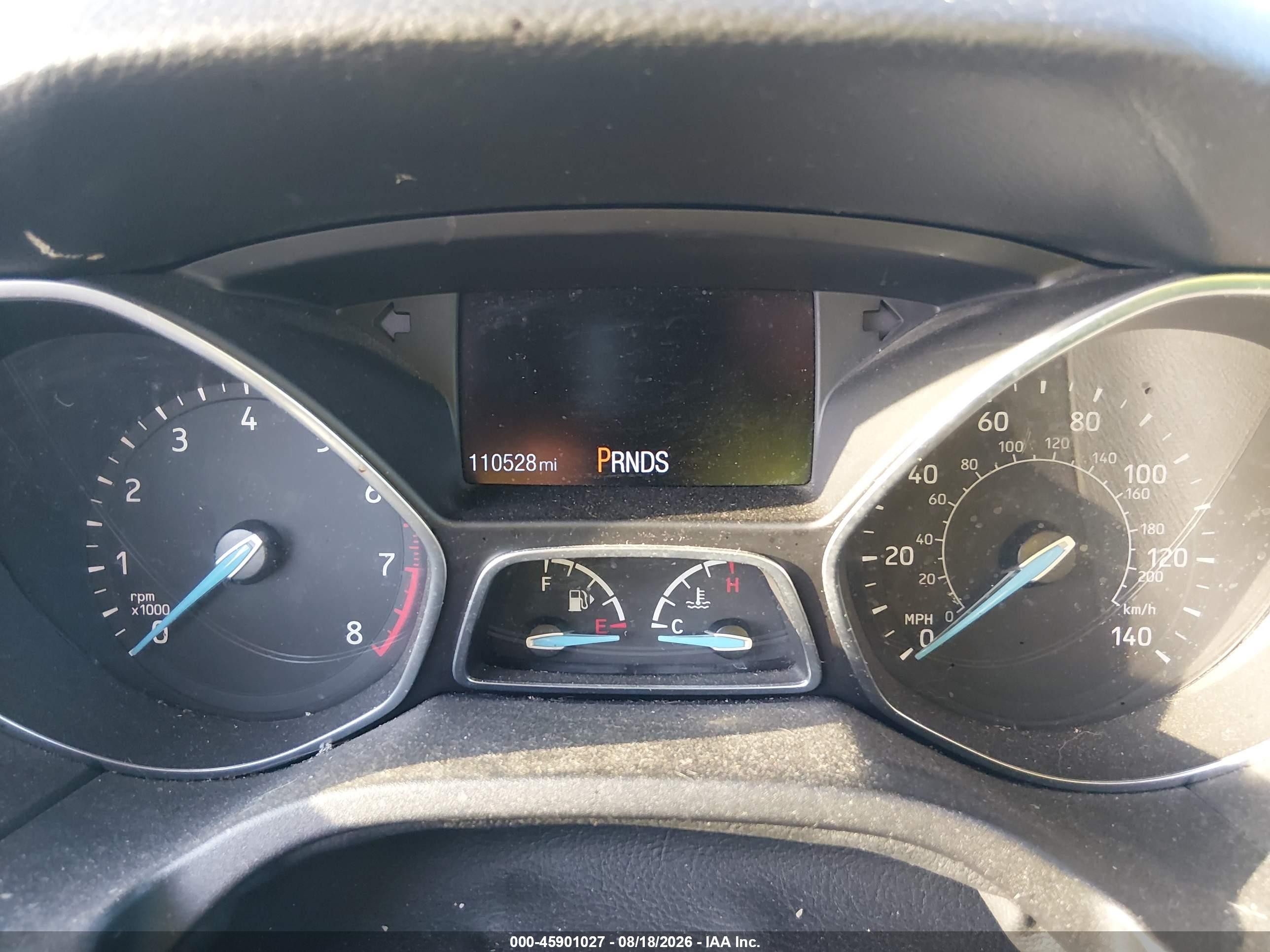 2015 Ford Focus Titanium Gray vin: 1FADP3J22FL370023