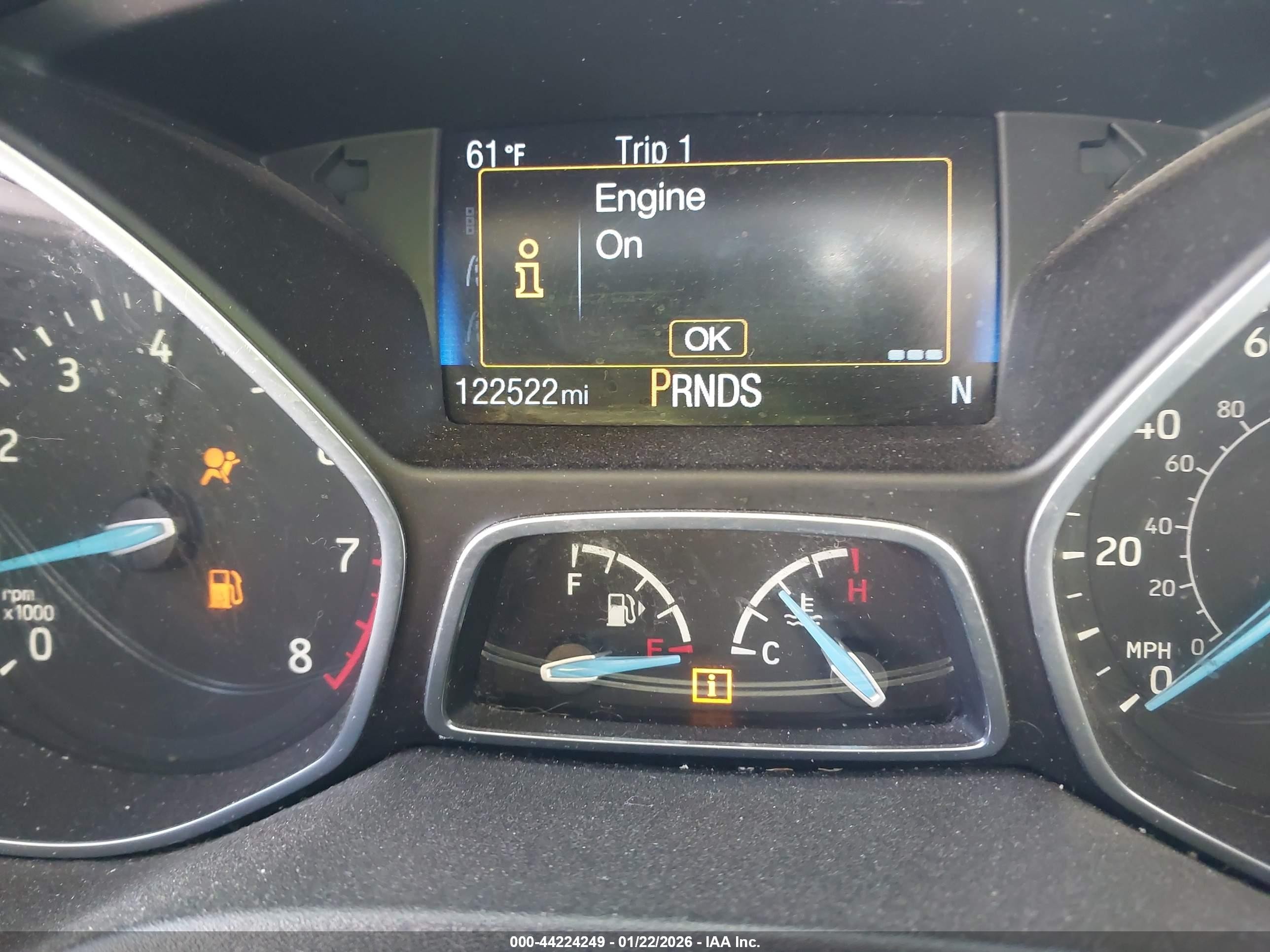 2016 Ford Focus Titanium Gray vin: 1FADP3J22GL260073