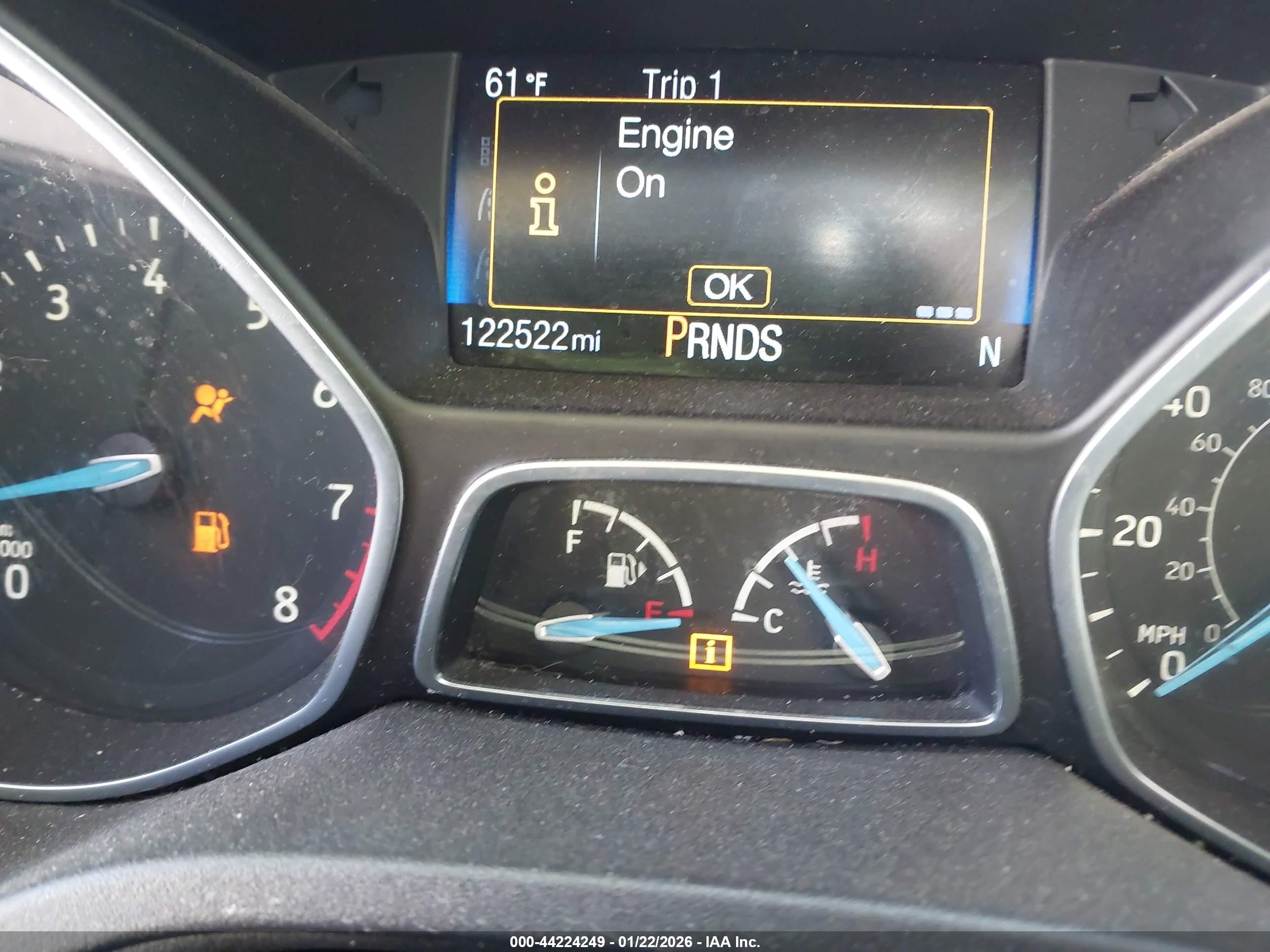 2016 Ford Focus Titanium Gray vin: 1FADP3J22GL260073