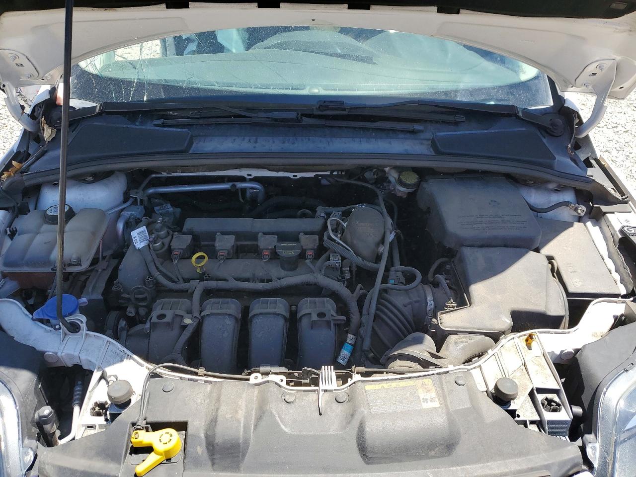 2013 Ford Focus Titanium White vin: 1FADP3J23DL144862