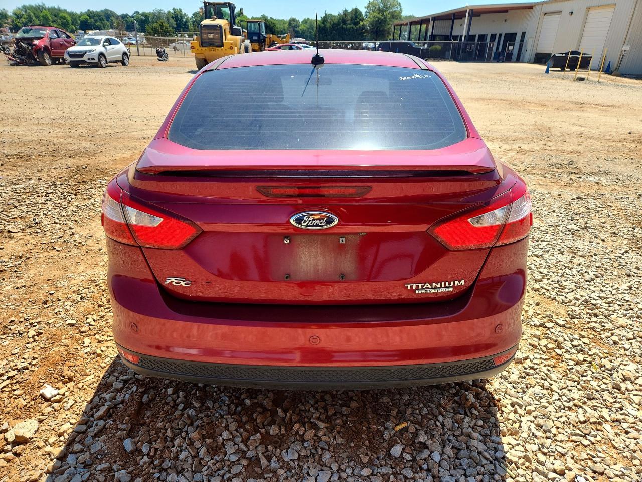 2013 Ford Focus Titanium Red vin: 1FADP3J23DL155442
