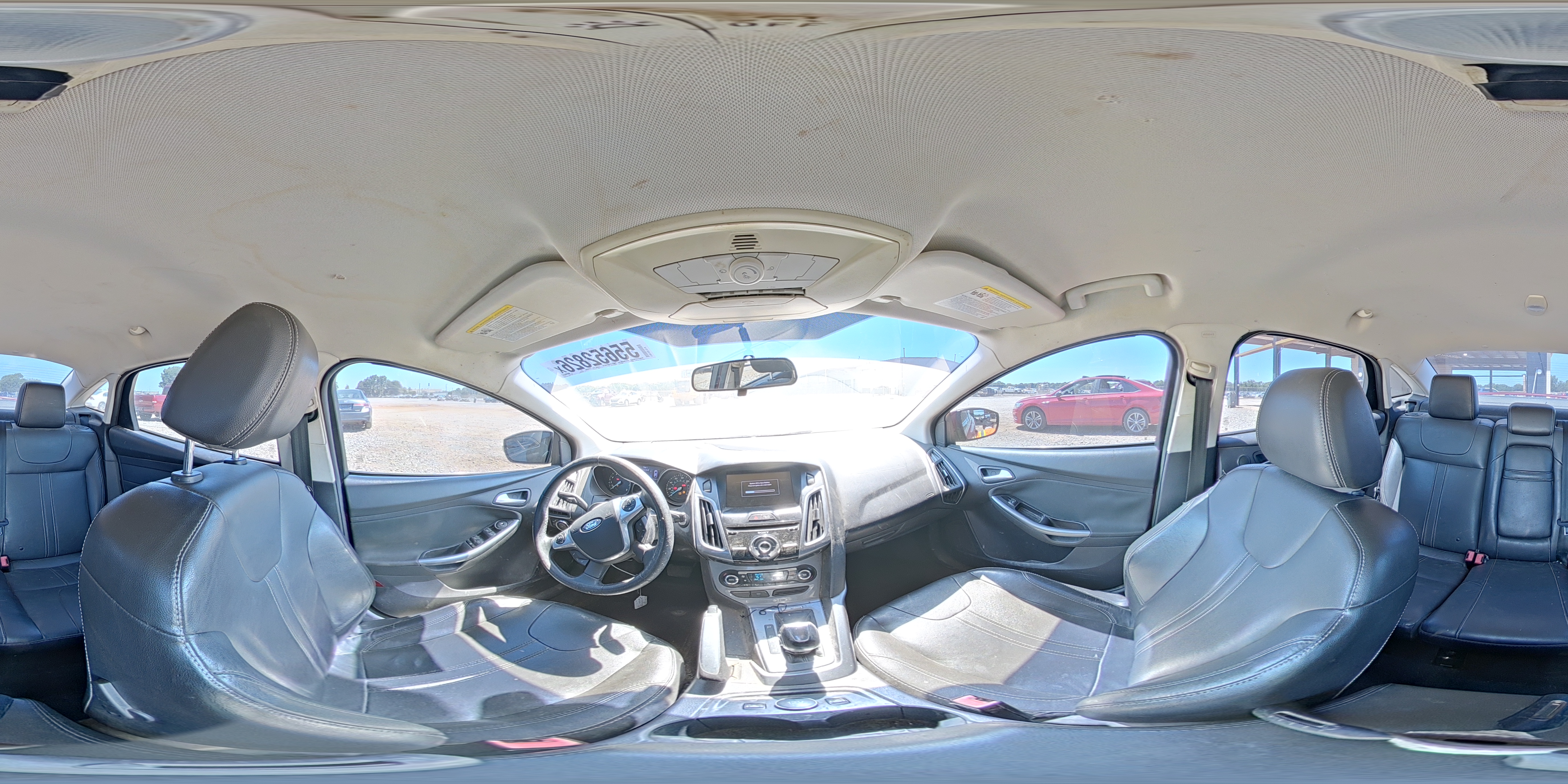 2013 Ford Focus Titanium Red vin: 1FADP3J23DL155442