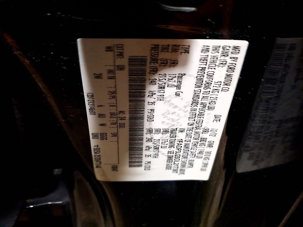 2013 Ford Focus Titanium Черный vin: 1FADP3J23DL217387