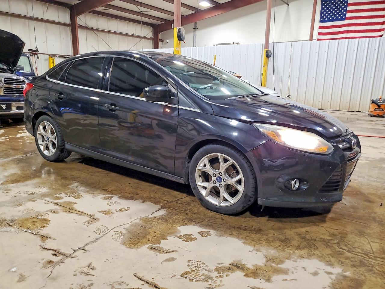 2013 Ford Focus Titanium Черный vin: 1FADP3J23DL217387