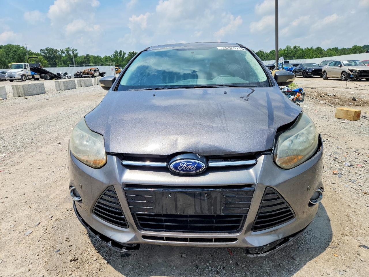2013 Ford Focus Titanium Gray vin: 1FADP3J23DL299881
