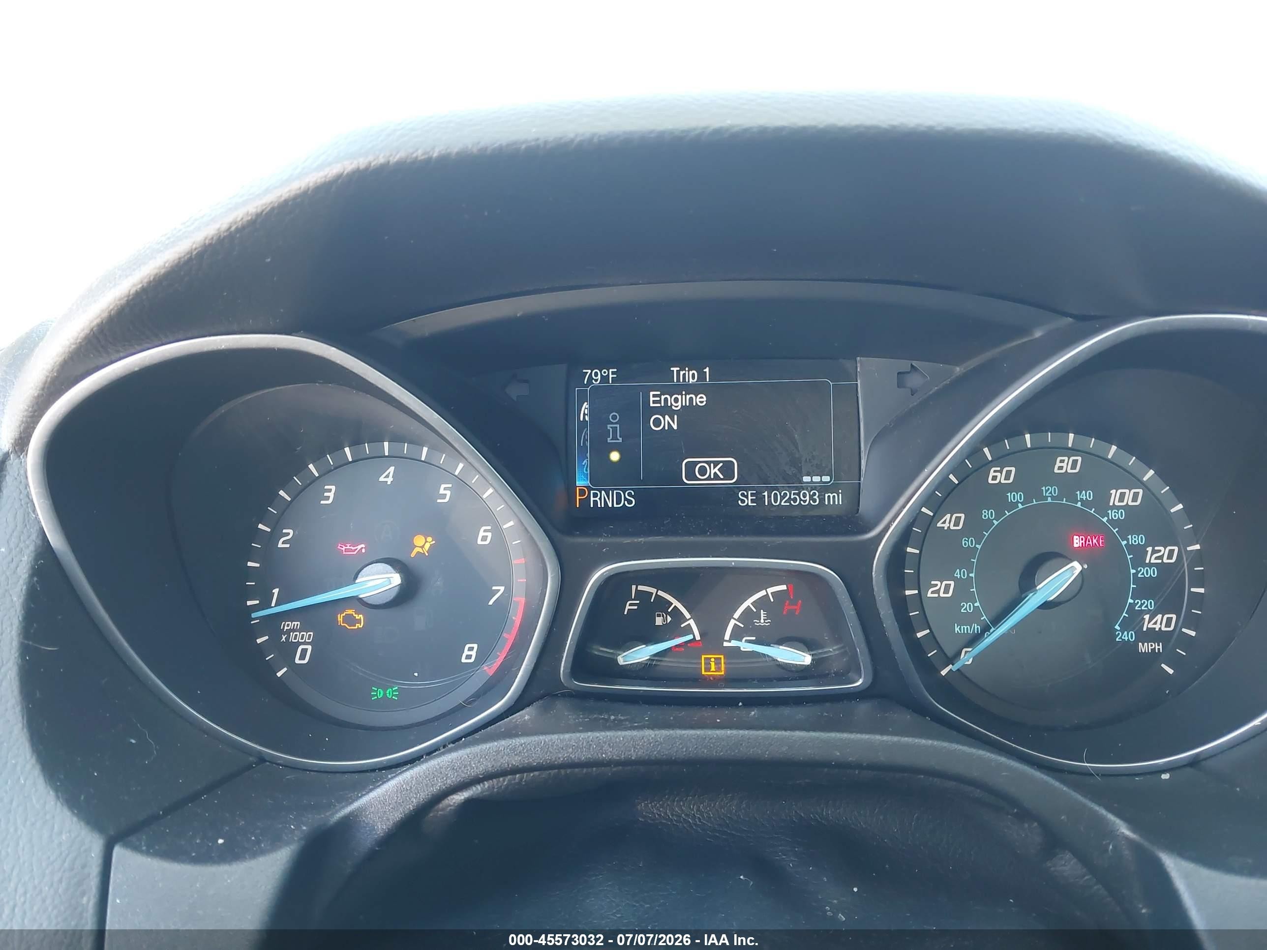 2014 Ford Focus Titanium Silver vin: 1FADP3J23EL264548