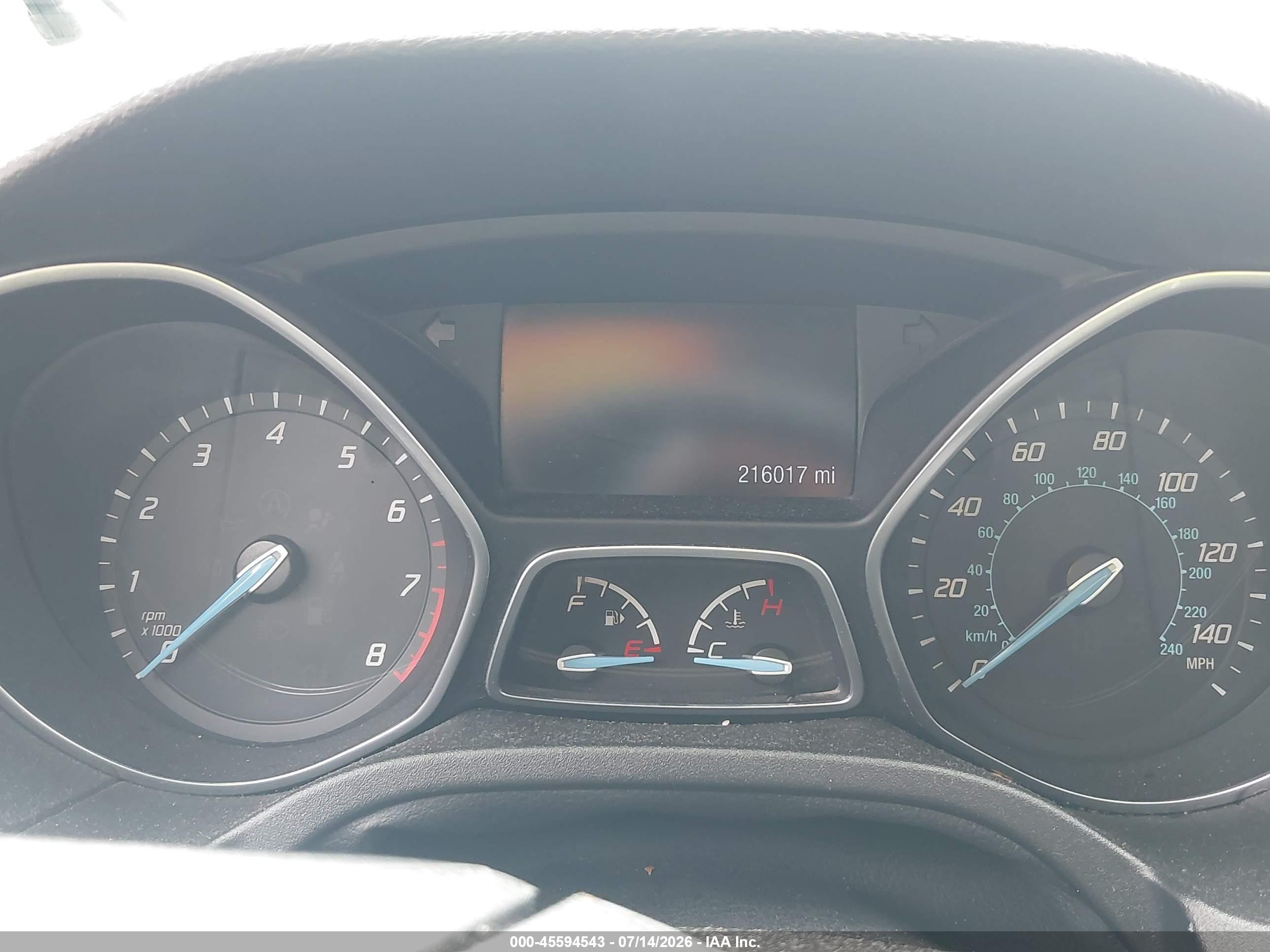2014 Ford Focus Titanium White vin: 1FADP3J23EL348479