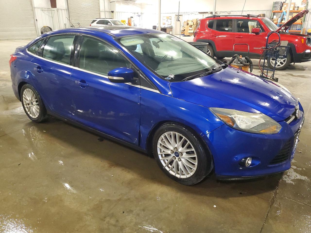 2014 Ford Focus Titanium Blue vin: 1FADP3J23EL374046
