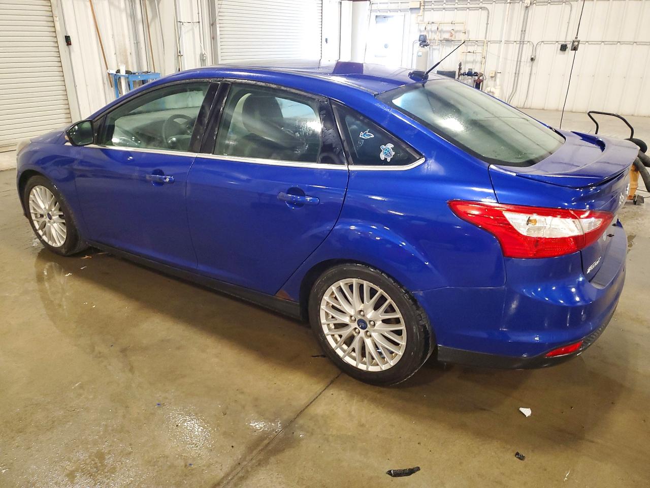 2014 Ford Focus Titanium Blue vin: 1FADP3J23EL374046