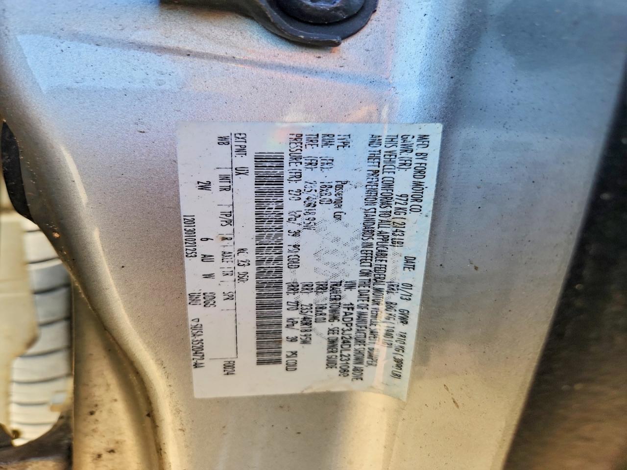 2013 Ford Focus Titanium Silver vin: 1FADP3J24DL231069