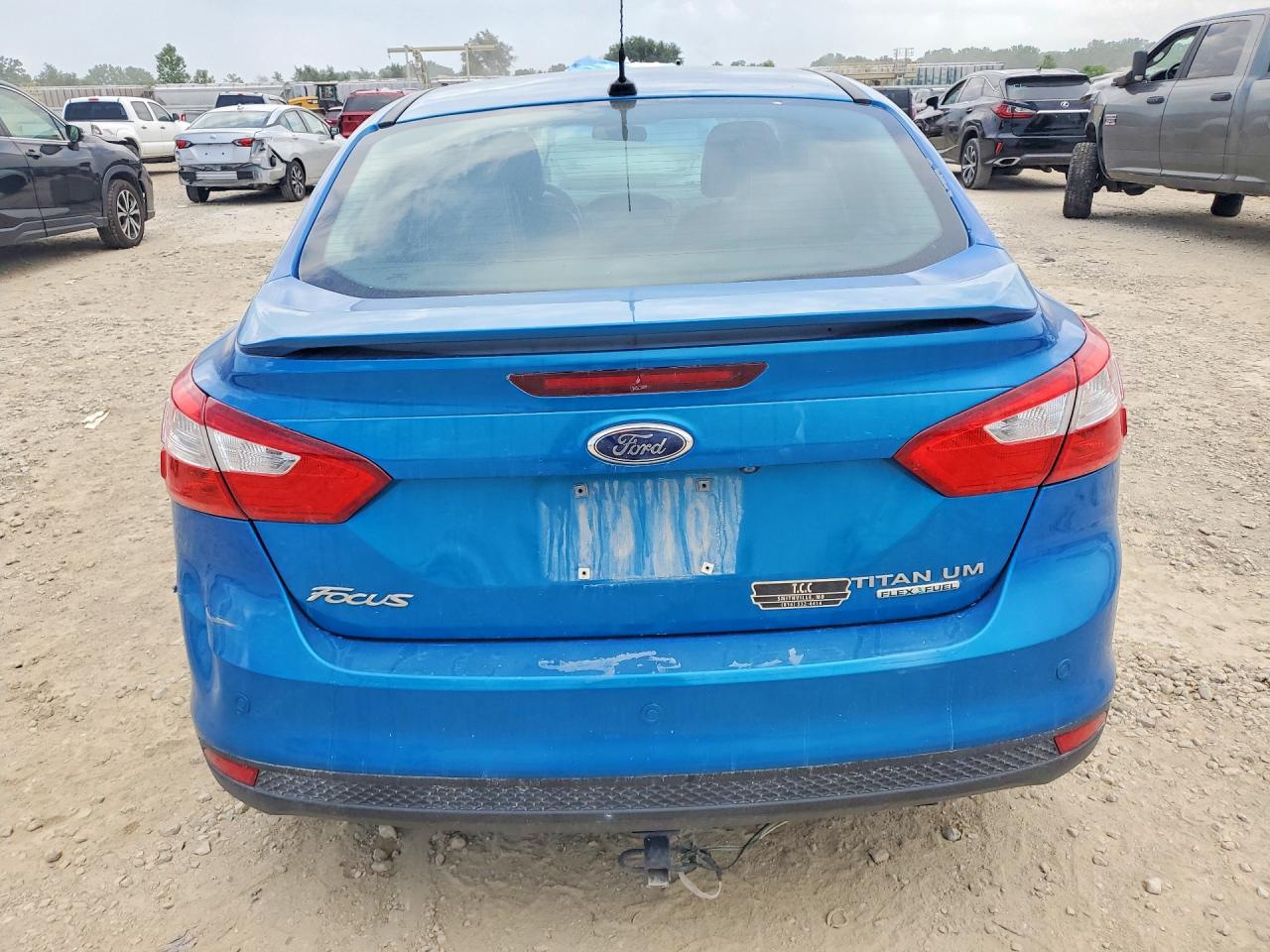 2014 Ford Focus Titanium Blue vin: 1FADP3J24EL244096