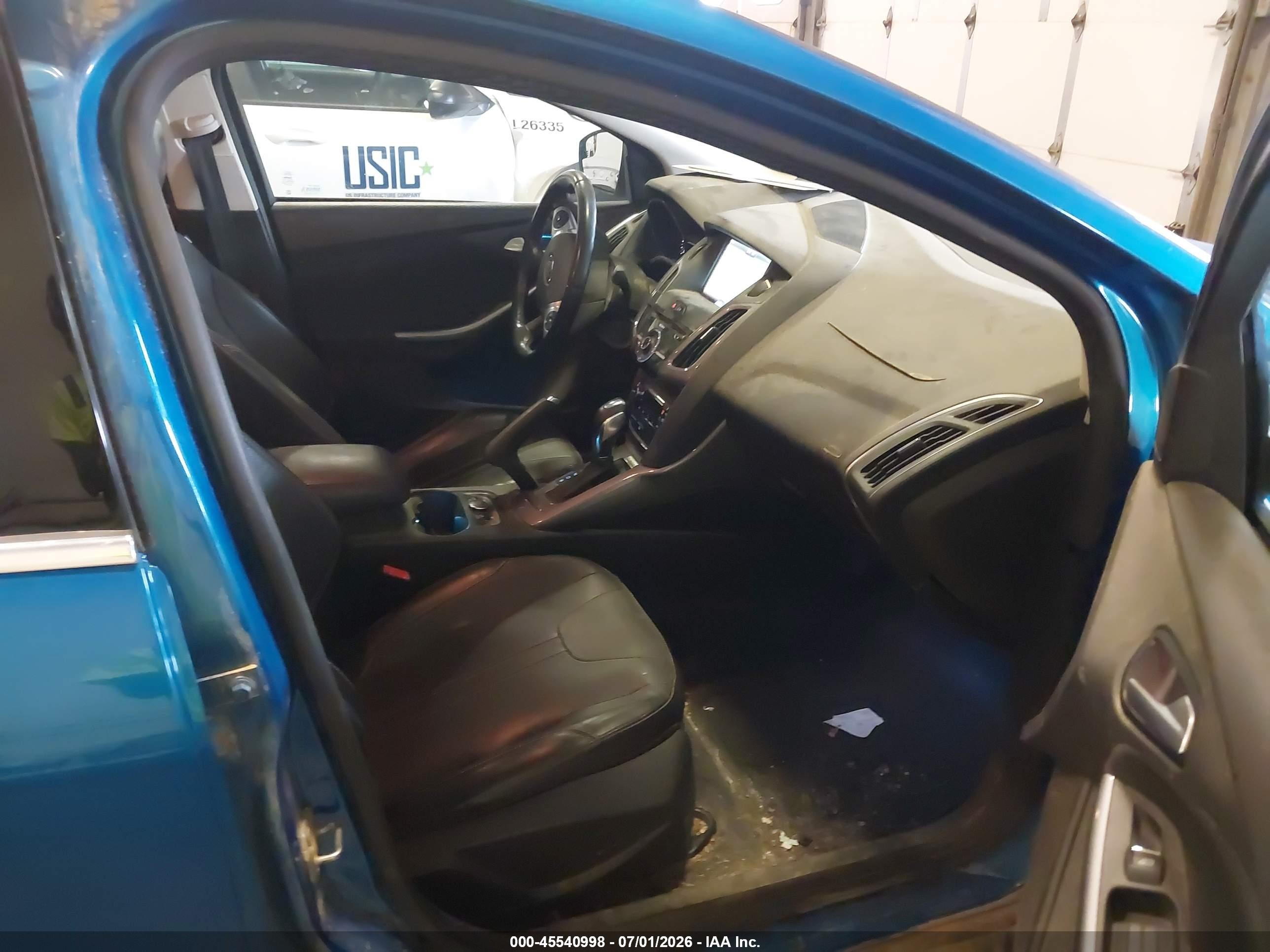 2014 Ford Focus Titanium Blue vin: 1FADP3J24EL399179