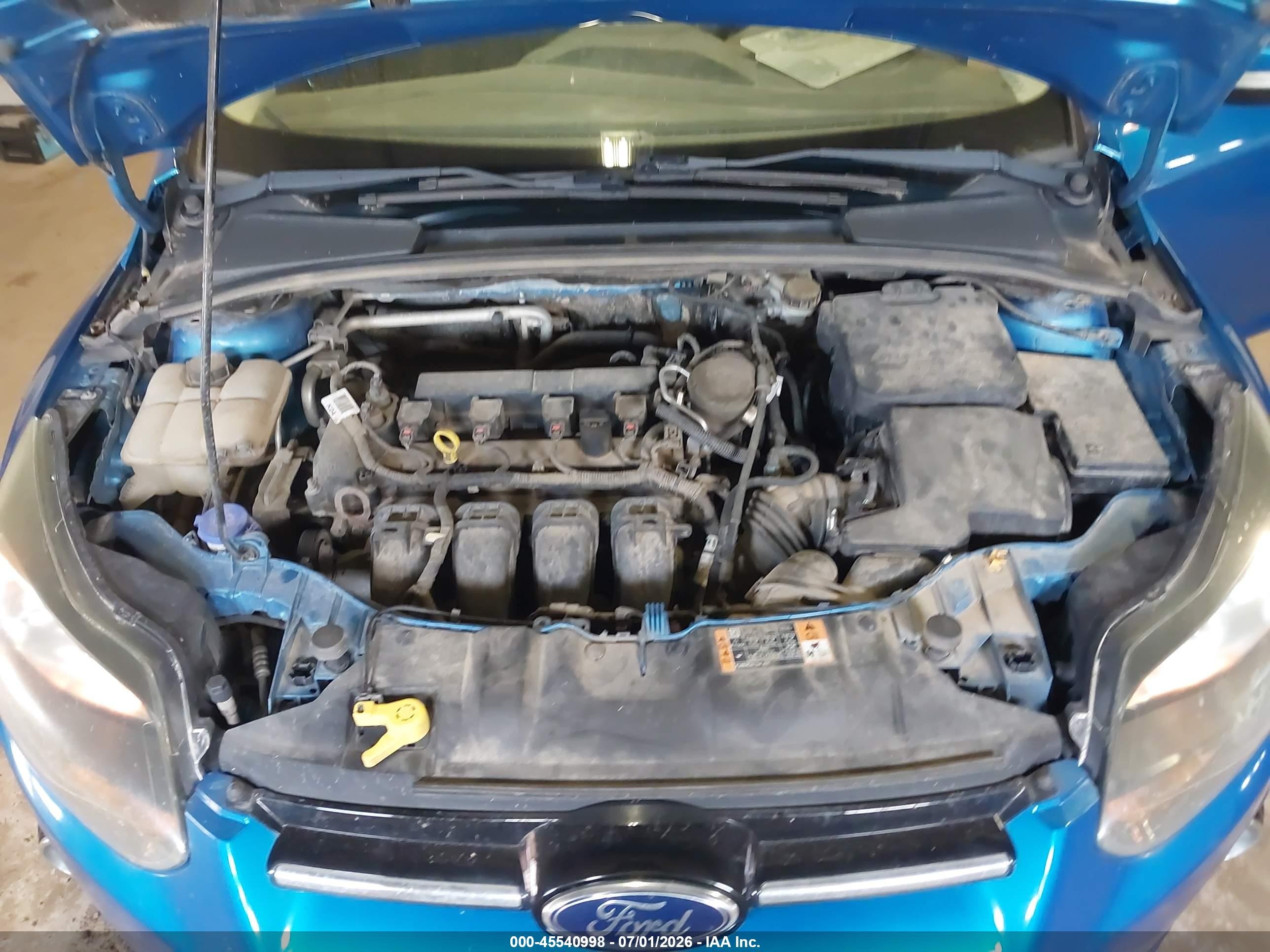 2014 Ford Focus Titanium Blue vin: 1FADP3J24EL399179