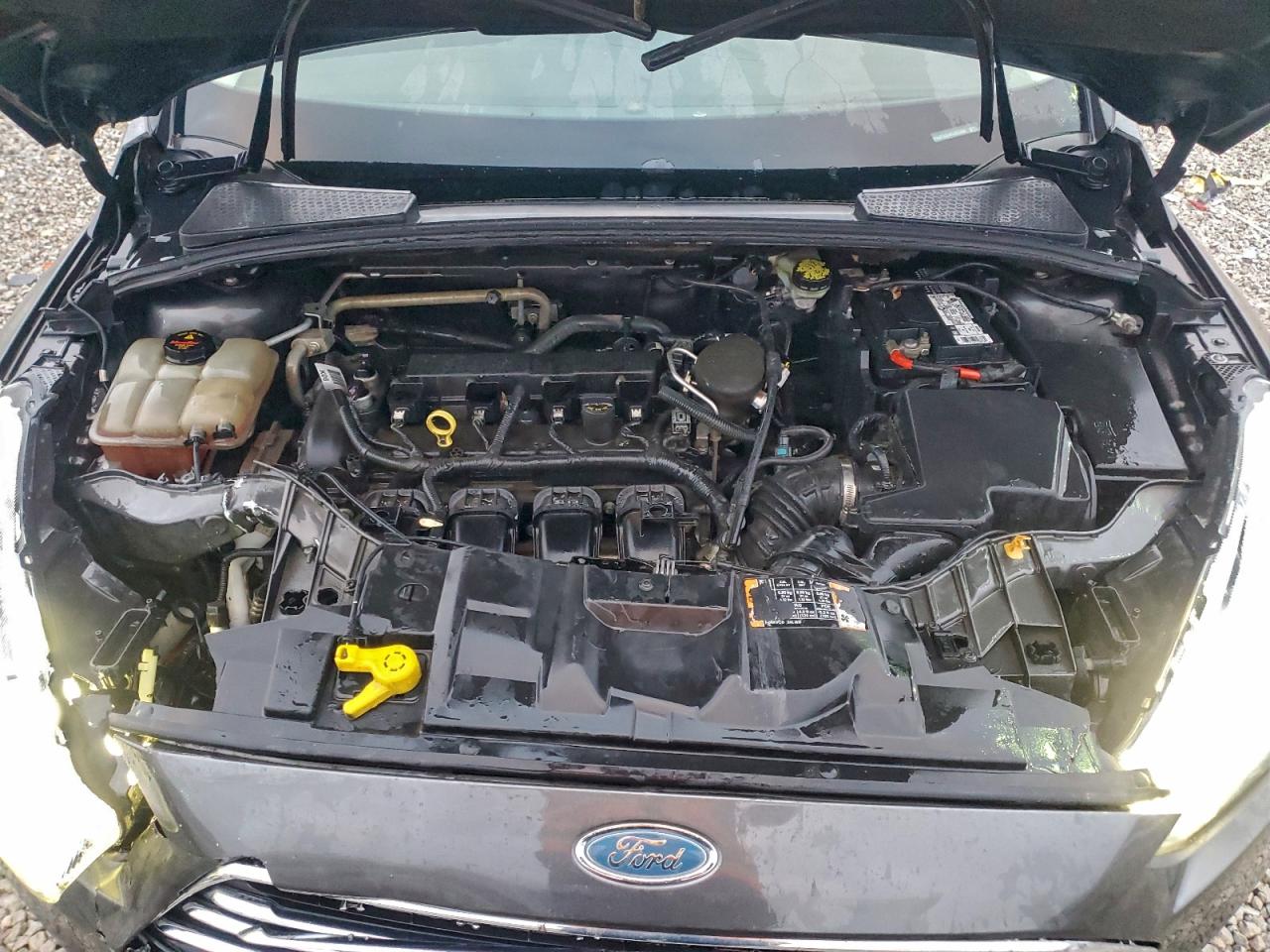 2015 Ford Focus Titanium Gray vin: 1FADP3J24FL287080