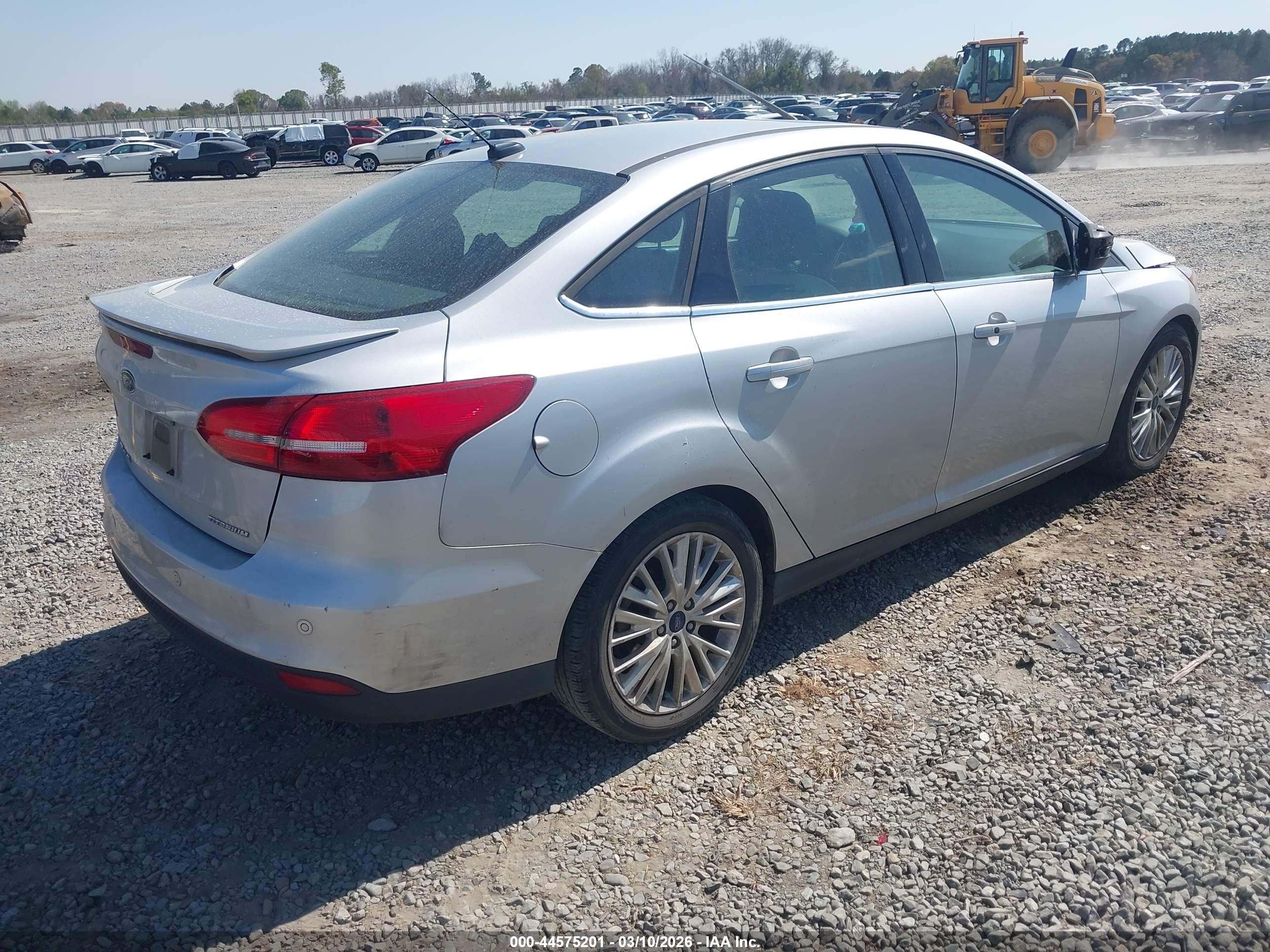 2017 Ford Focus Titanium Silver vin: 1FADP3J24HL268368